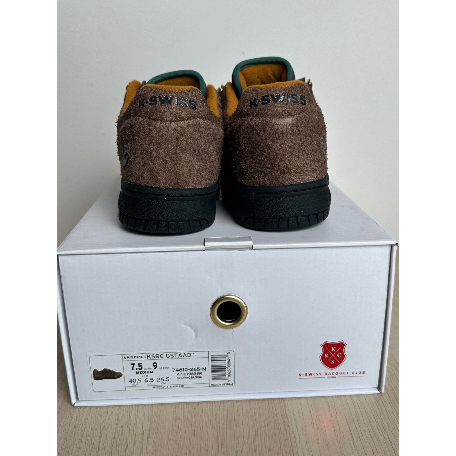 K-Swiss K-Swiss x Anwar Carrots Gstaad Brown Sneaker Size 7.5M - New Size US 7.5 / EU 40-41 - 3 Thumbnail