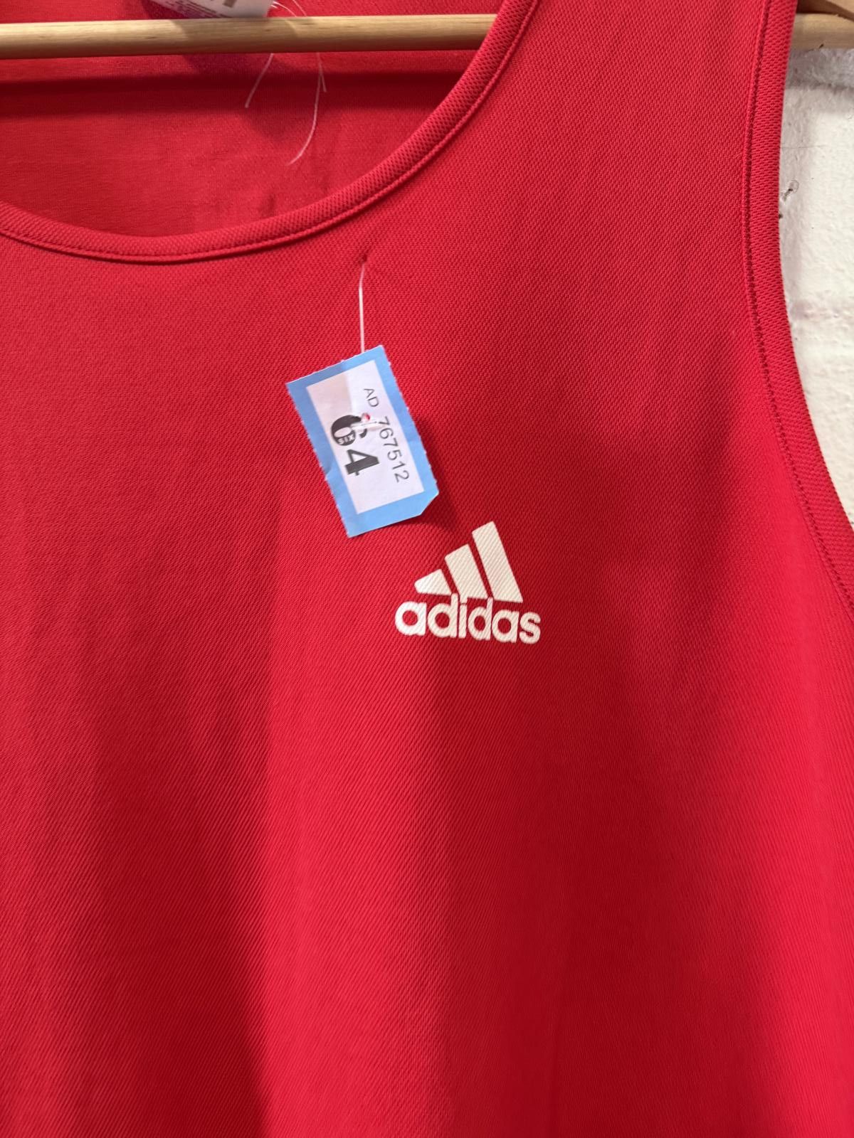 Adidas Adidas Men's Red Tank Top Size XL Size US XL / EU 56 / 4 - 2 Thumbnail
