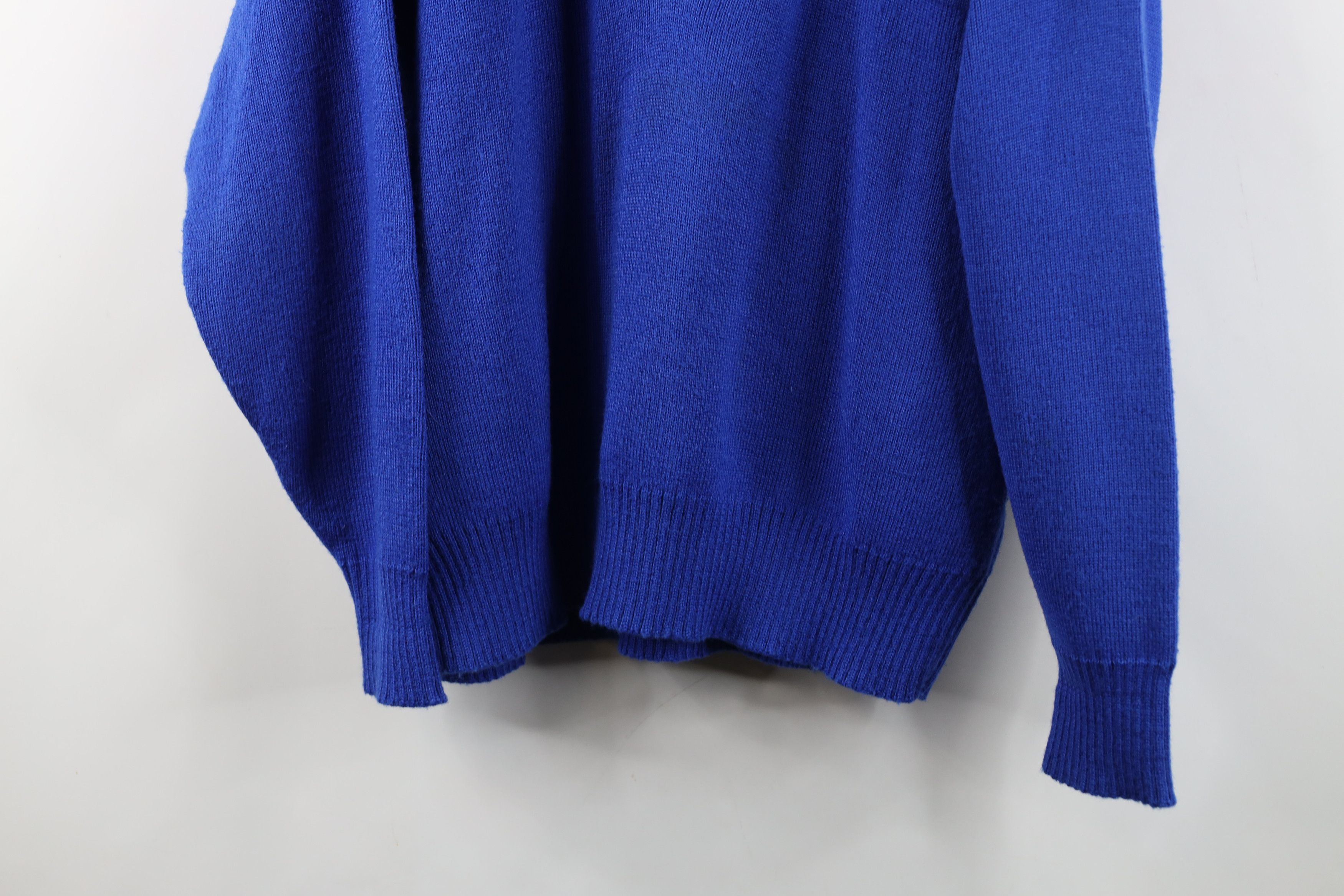 Vintage Vintage 90s Streetwear Knit Heavyweight Half Zip Sweater Size US L / EU 52-54 / 3 - 3 Thumbnail