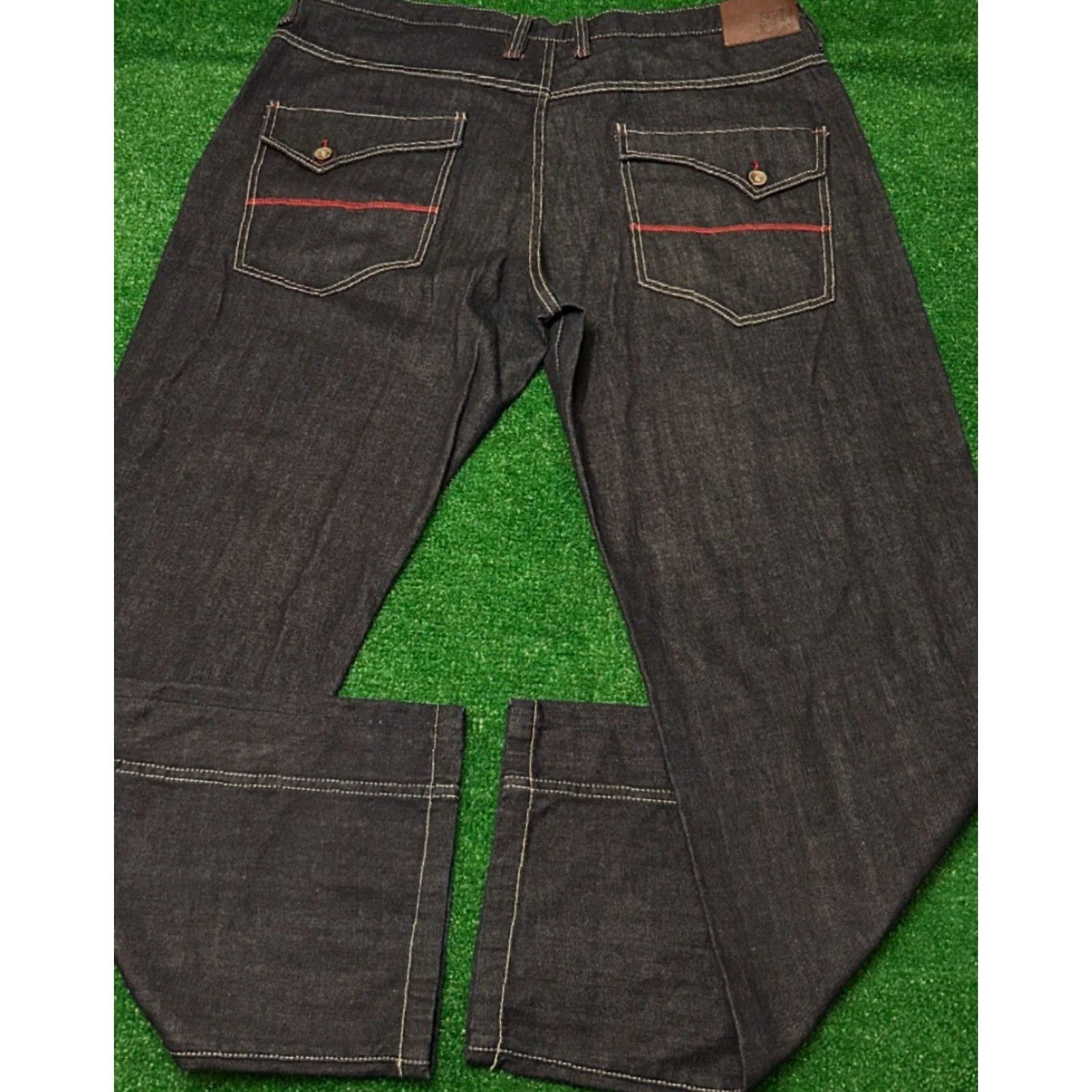 Sean John VINTAGE Sean John Jeans Baggy Hip Hop Skater Punk Grunge VTG Mens 42 Jeans 42x34 Dark Blue Size US 42 / EU 58 - 2 Thumbnail