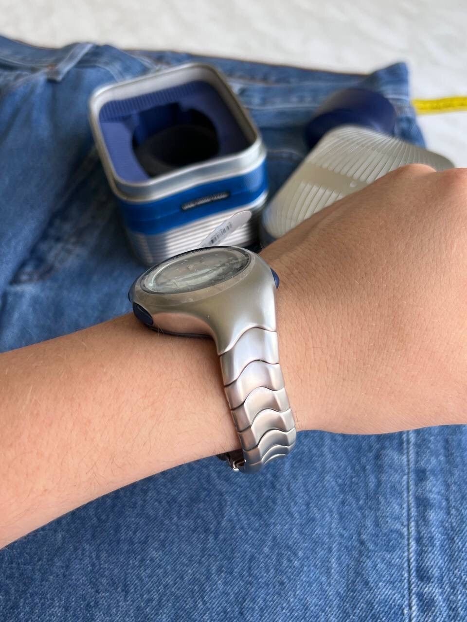 Nike BRAND NEW 2001 Nike Linear Triax Metal Watch Steel Y2K RARE Size ONE SIZE - 18 Thumbnail