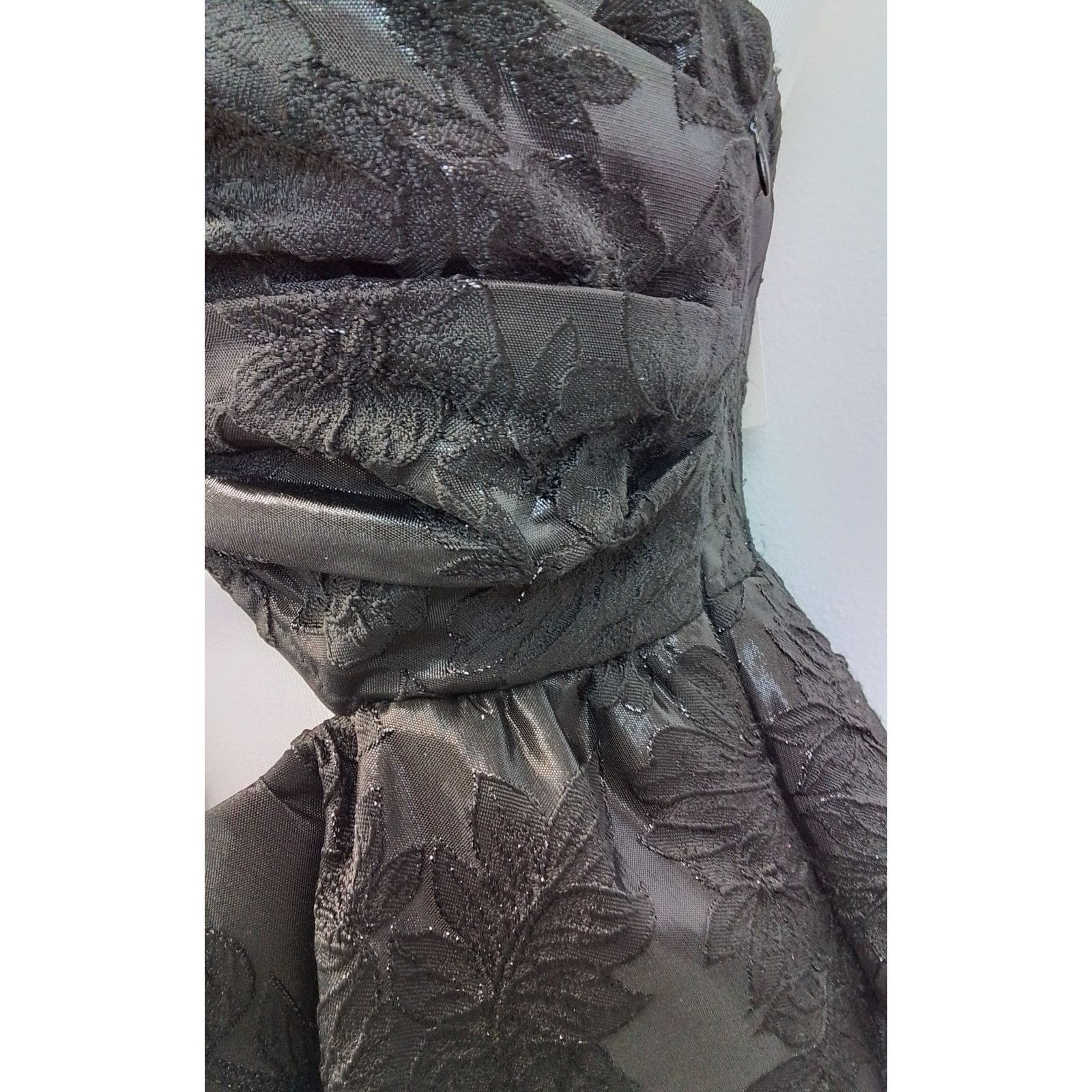 Anthropologie Anthropologie Cocktail Dress Women's 6 Black Brocade NWT Size M / US 6-8 / IT 42-44 - 5 Thumbnail