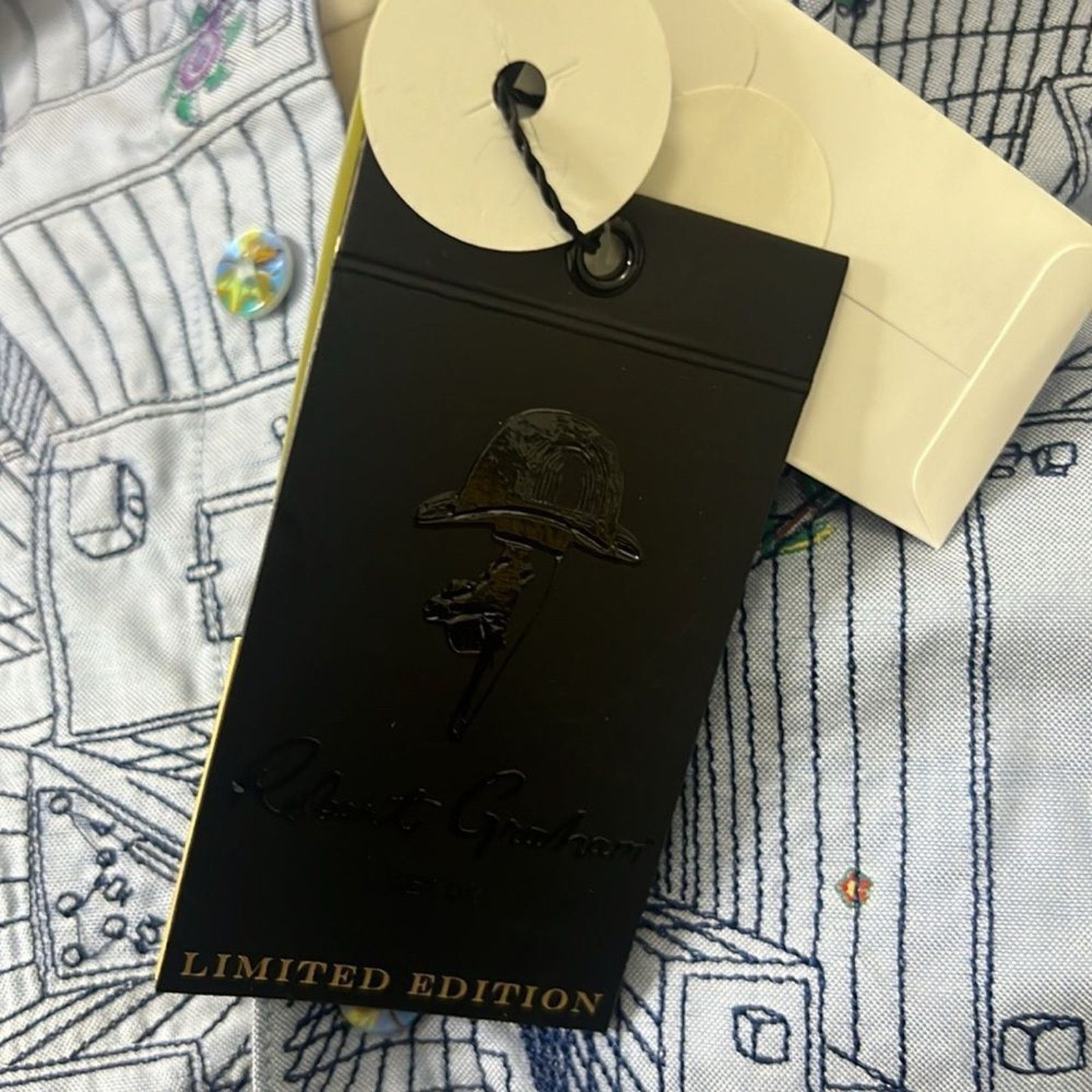 Robert Graham ROBERT GRAHAM NWT MULTI LIMITED EDITION DRESS SHIRT SIZE M‎ Size US M / EU 48-50 / 2 - 15 Thumbnail