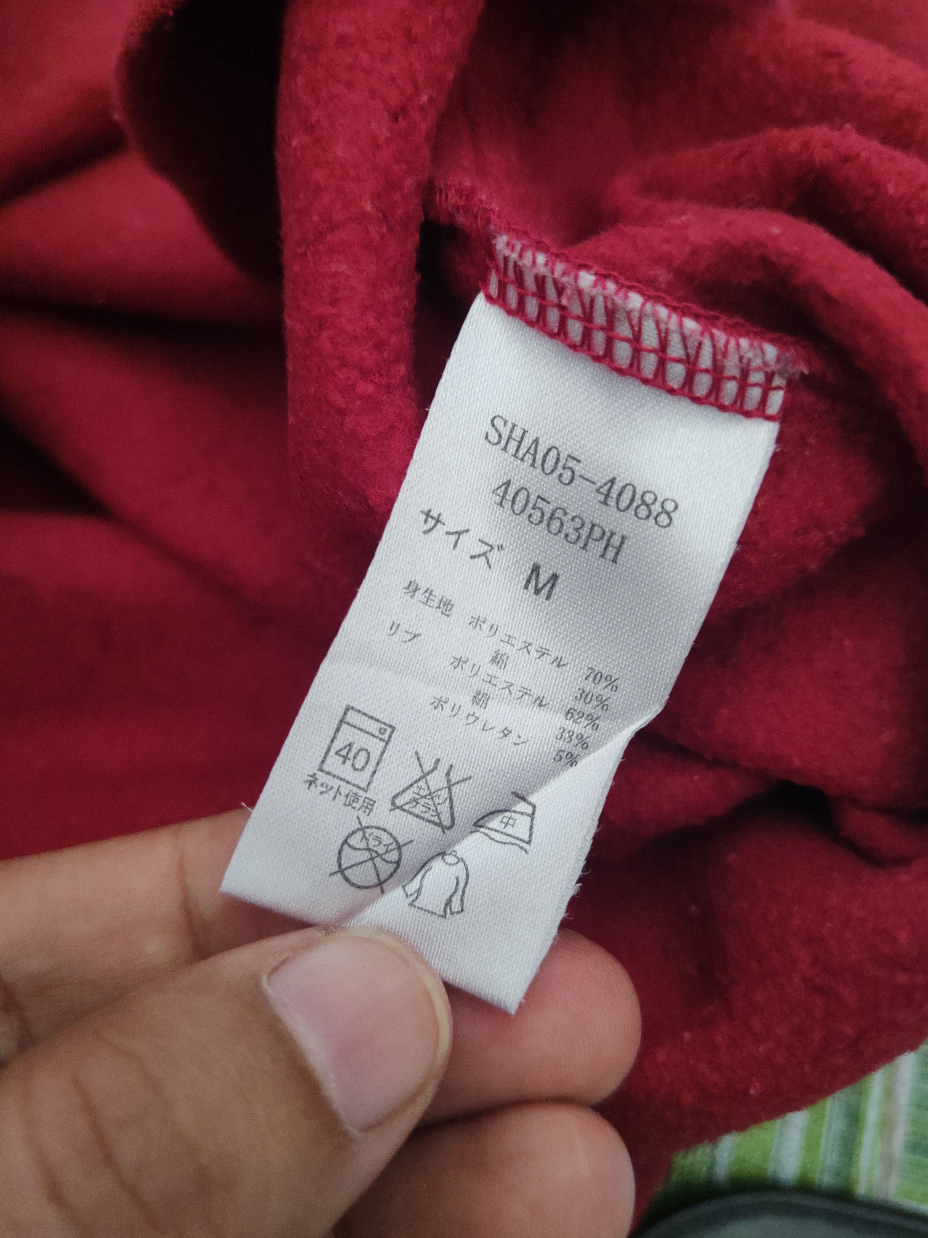Japanese Brand Vintage Faded Polo Red Sweatshirts Size US M / EU 48-50 / 2 - 11 Thumbnail