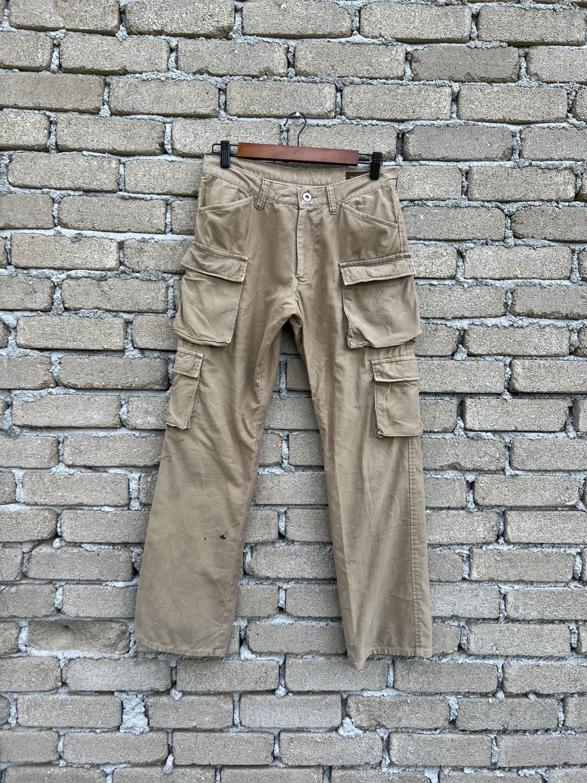 Japanese Brand Studio Oribe Cargo Bondage Pants Waist 28" Size US 28 / EU 44 - 2 Thumbnail