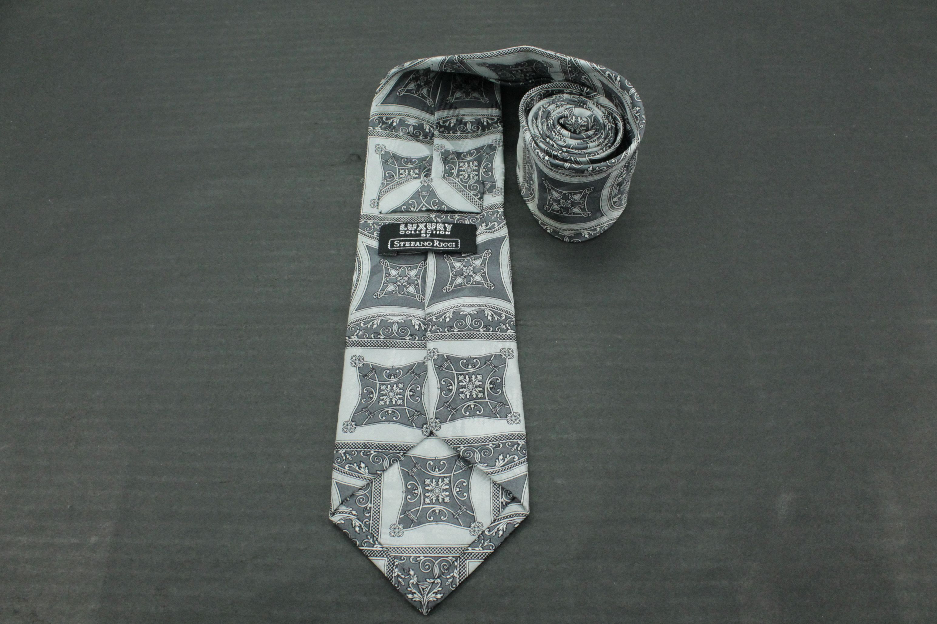 Stefano Ricci STEFANO RICCI Luxury Collection Paisley 100% Silk Tie Size ONE SIZE - 4 Thumbnail