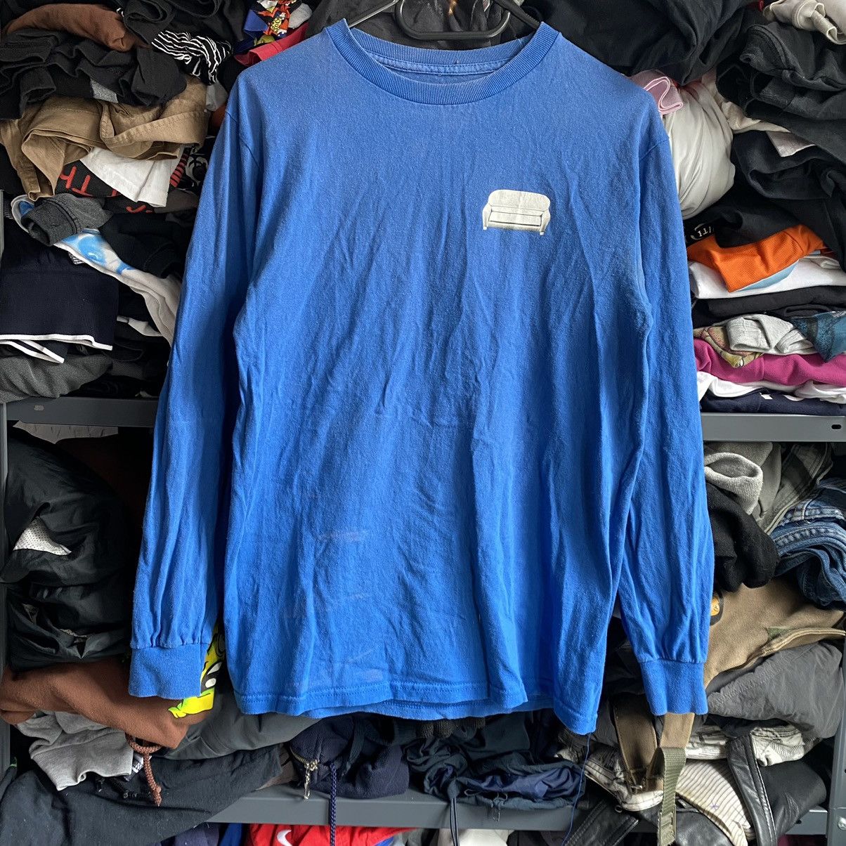 Brockhampton BROCKHAMPTON IRIDESCENT BLUE BH LONG SLEEVE T SHIRT Size US S / EU 44-46 / 1 - 2 Thumbnail