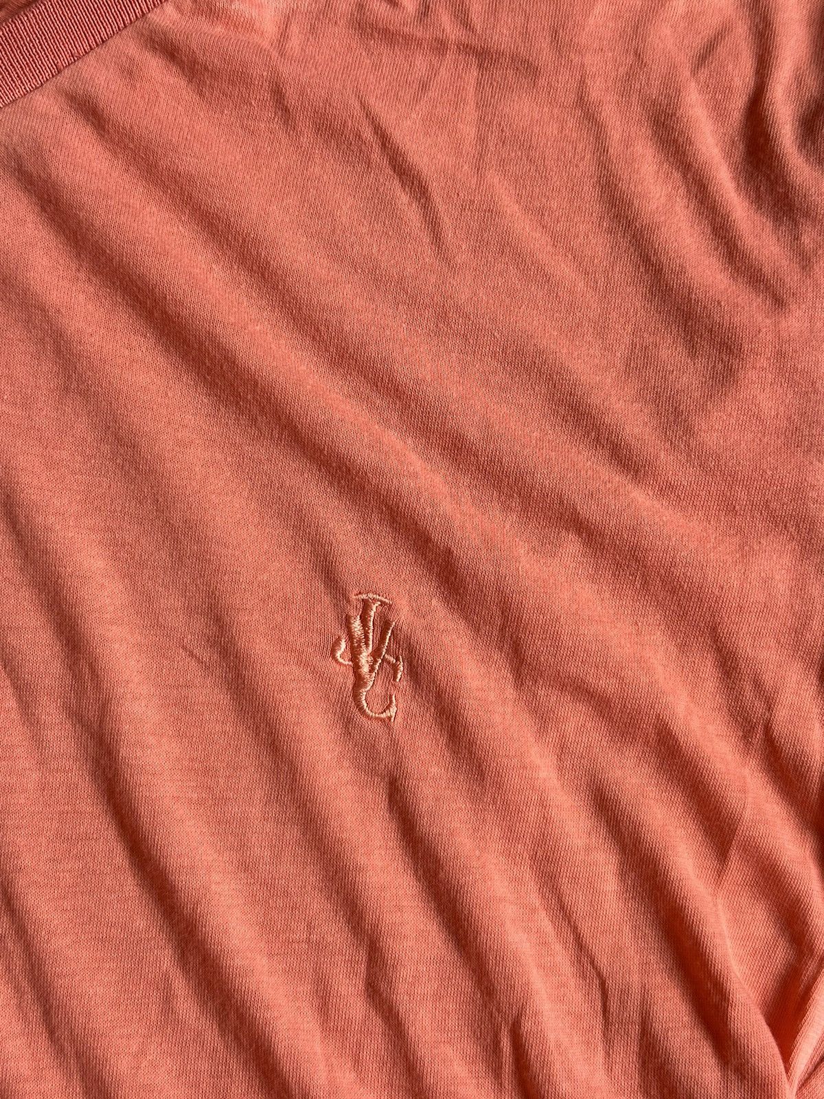 Versace Jeans Couture Versace Jeans Couture 90s Vintage Logo Peach Size S t-shirt Size S / US 4 / IT 40 - 5 Thumbnail