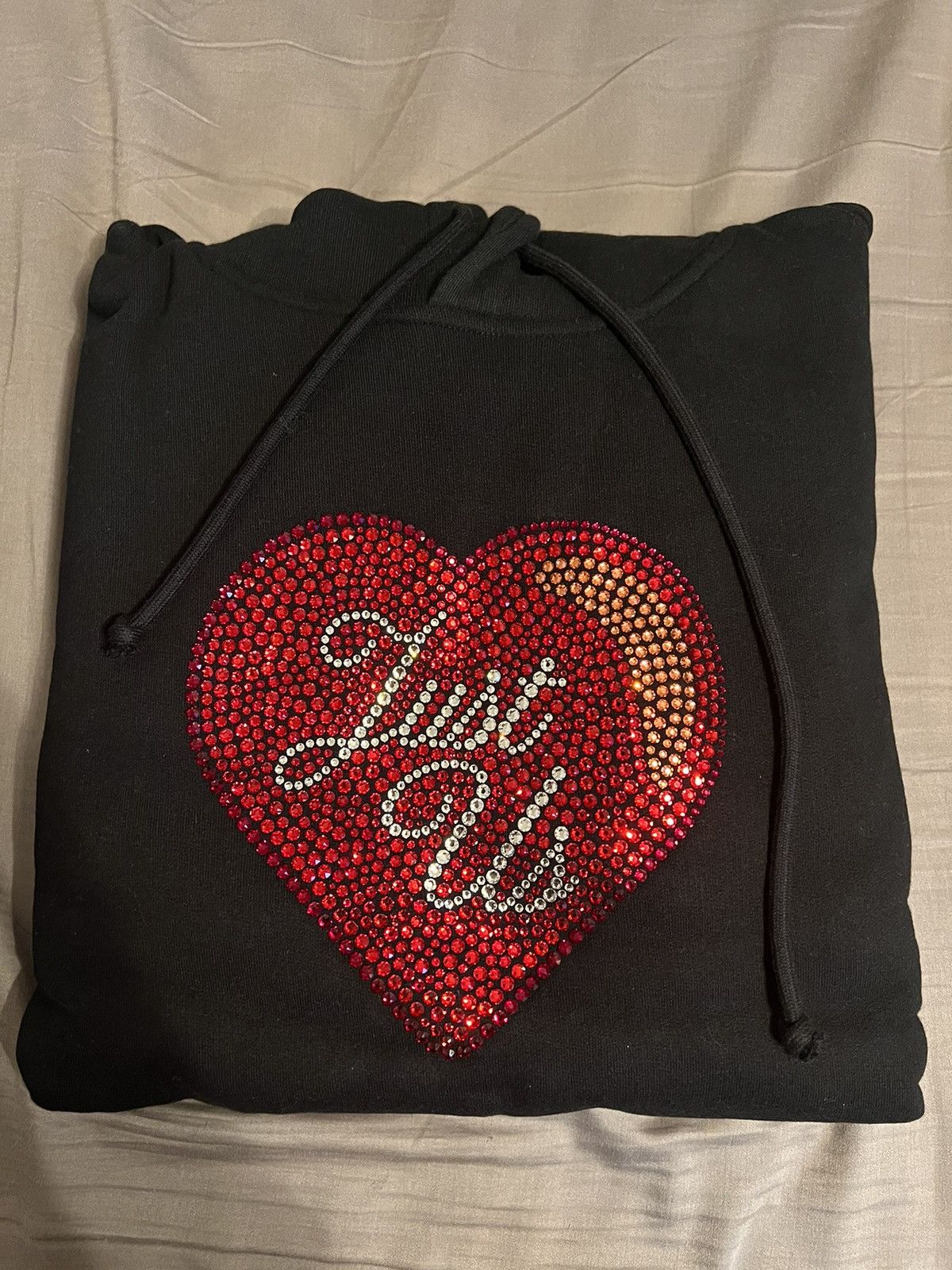 Kith × Swarovski Kith Swarovski Just Us Hoodie - Size M - Black NEW Size US M / EU 48-50 / 2 - 10 Thumbnail