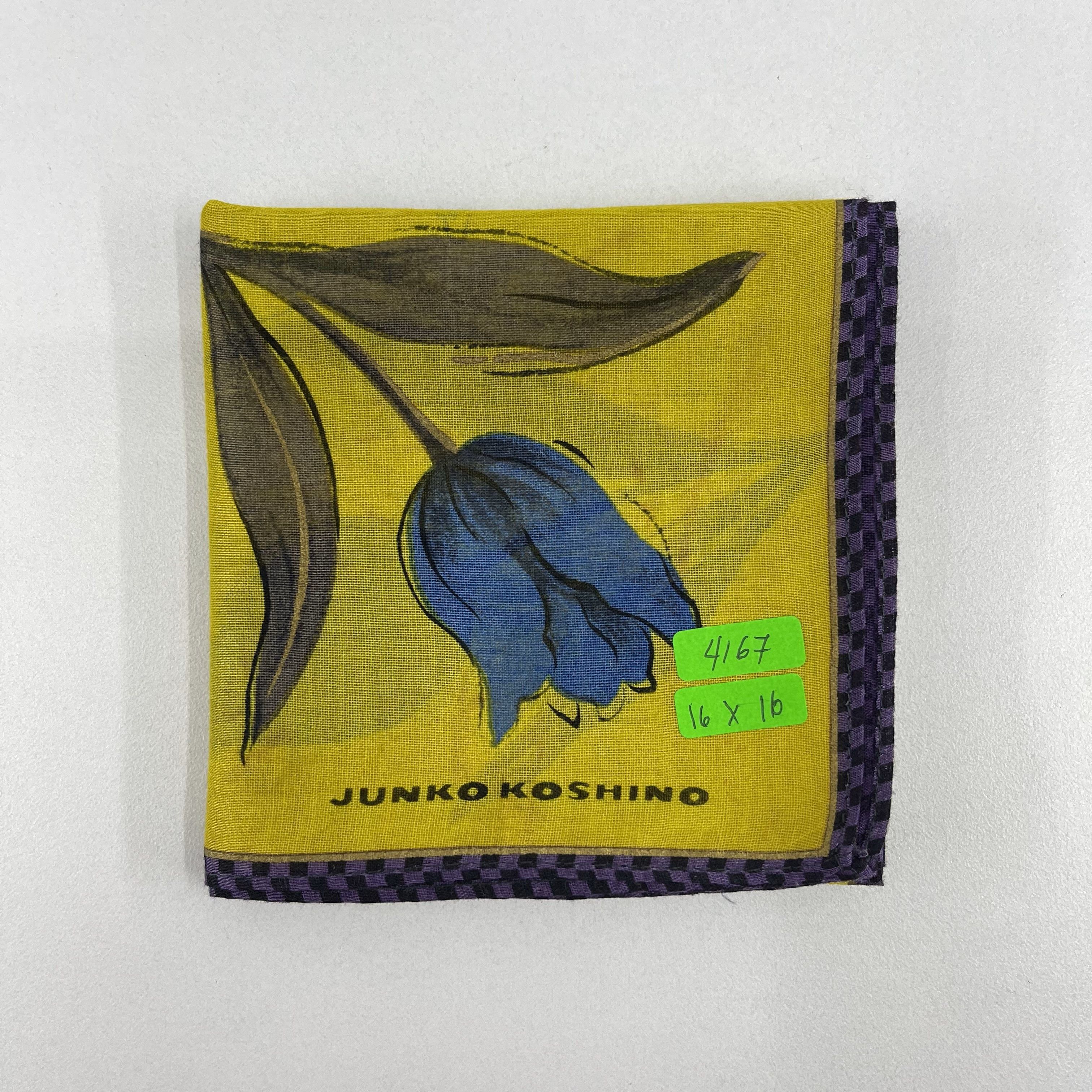 Japanese Brand Junko Koshino Handkerchief / Neckerchief / Bandana - 4167 Size ONE SIZE - 5 Thumbnail
