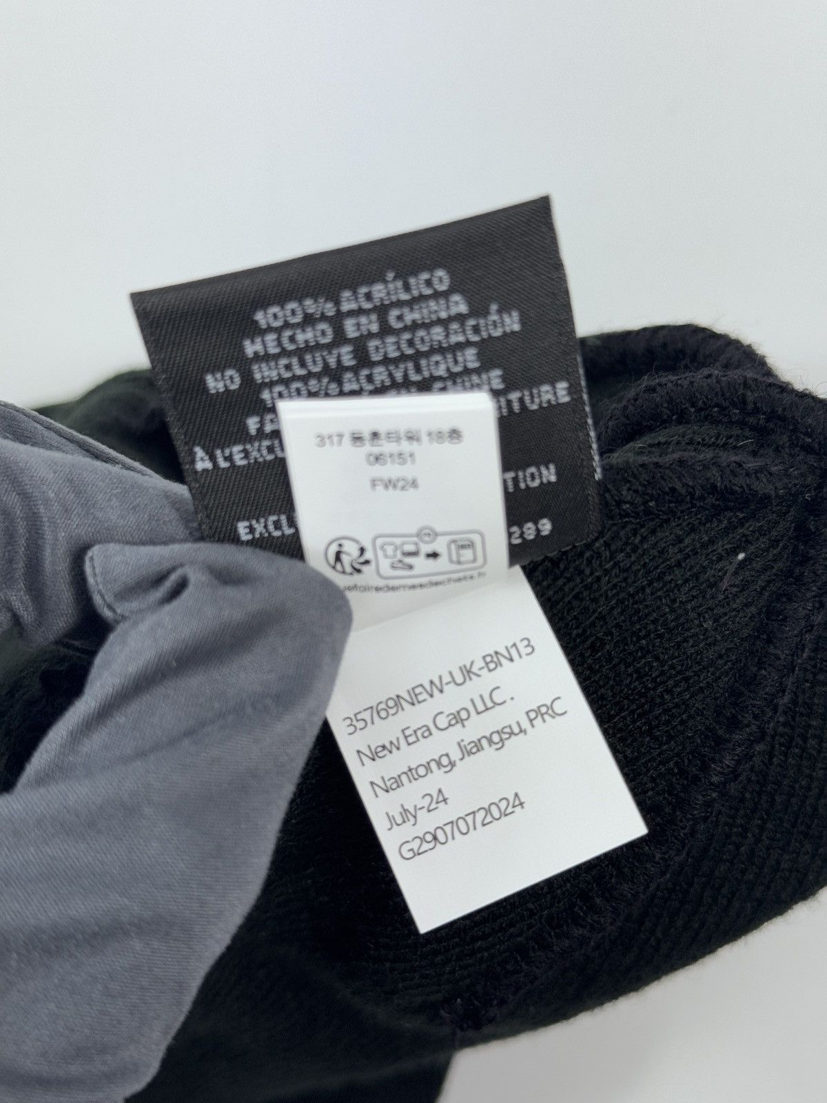 New Era × Supreme BLACK BOX LOGO BEANIE Size ONE SIZE - 9 Thumbnail