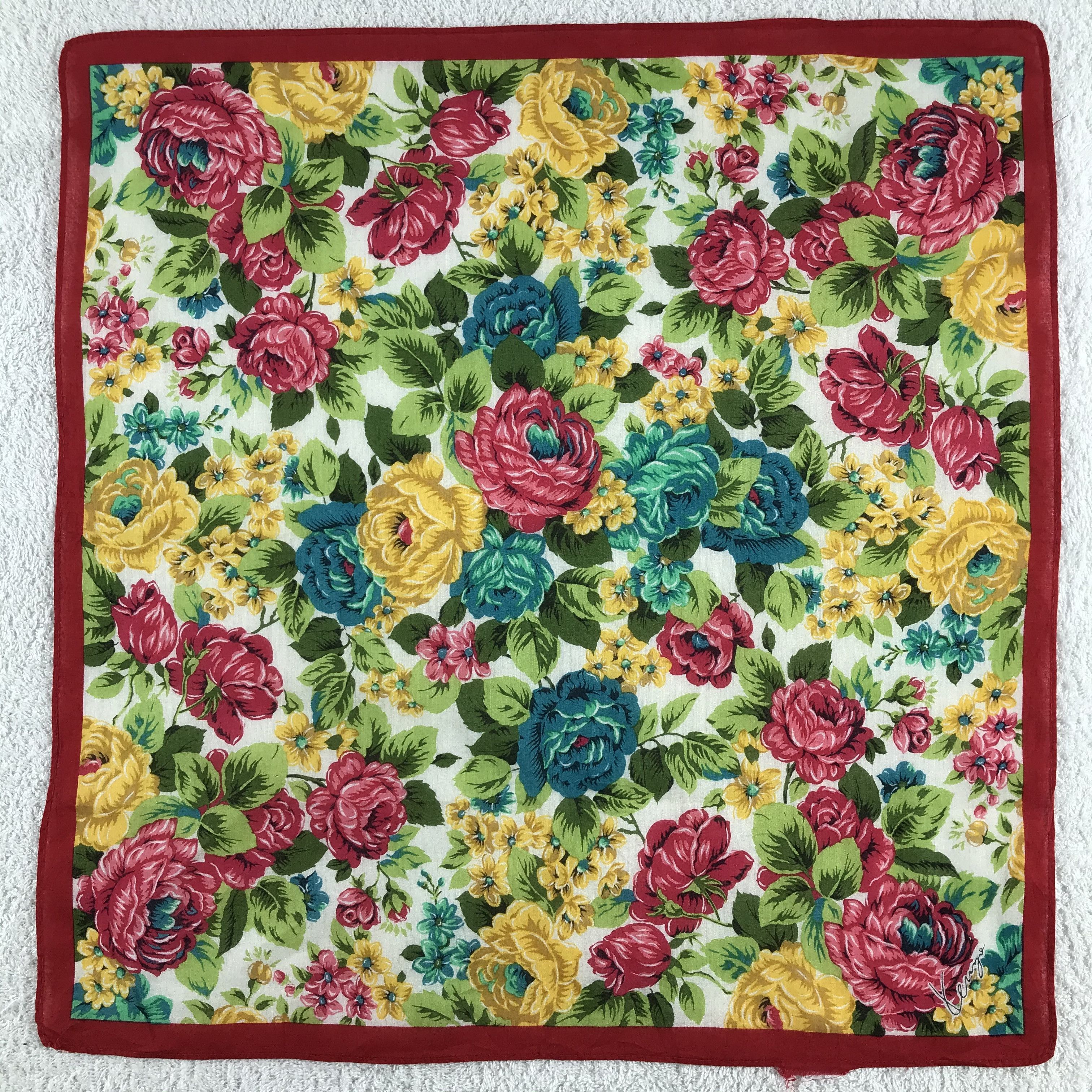 Kenzo × Vintage Kenzo Bandana / Handkerchief / Neckerchief - S333 Size ONE SIZE - 1 Thumbnail