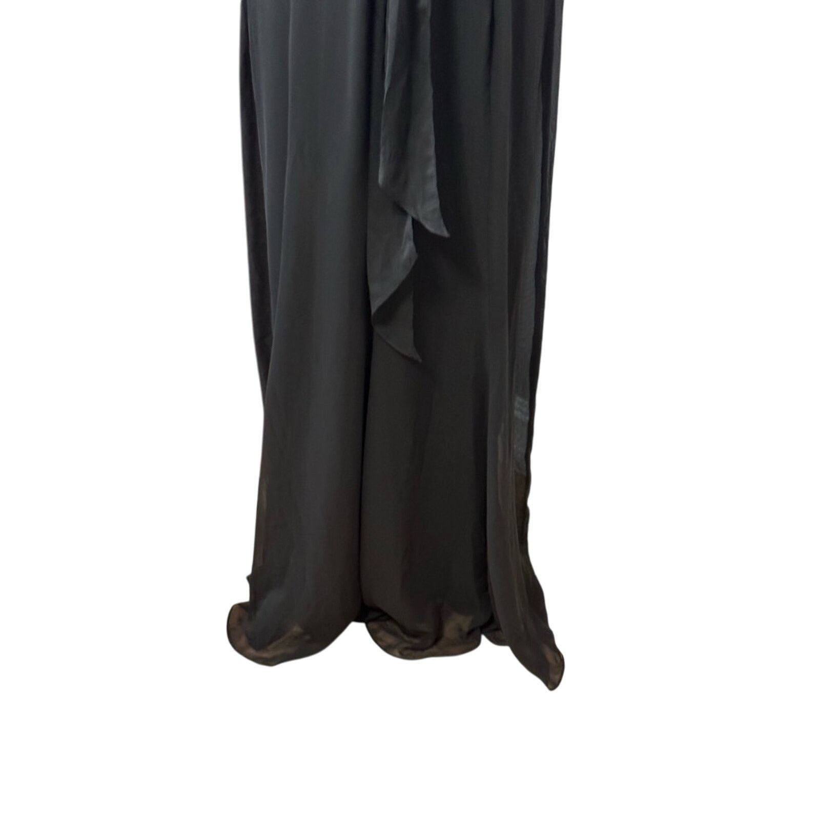 Other Social Bridesmaids Maxi Gown Dress Bow Accent Black 16 NWOT Size XXL / US 16-18 / IT 52-54 - 6 Thumbnail