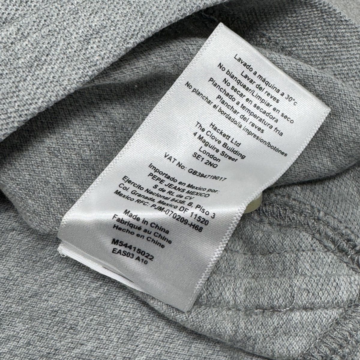 Hackett Hackett London Tailored Fit Embroidered Logo Snow Polo Shirt Size US M / EU 48-50 / 2 - 16 Thumbnail