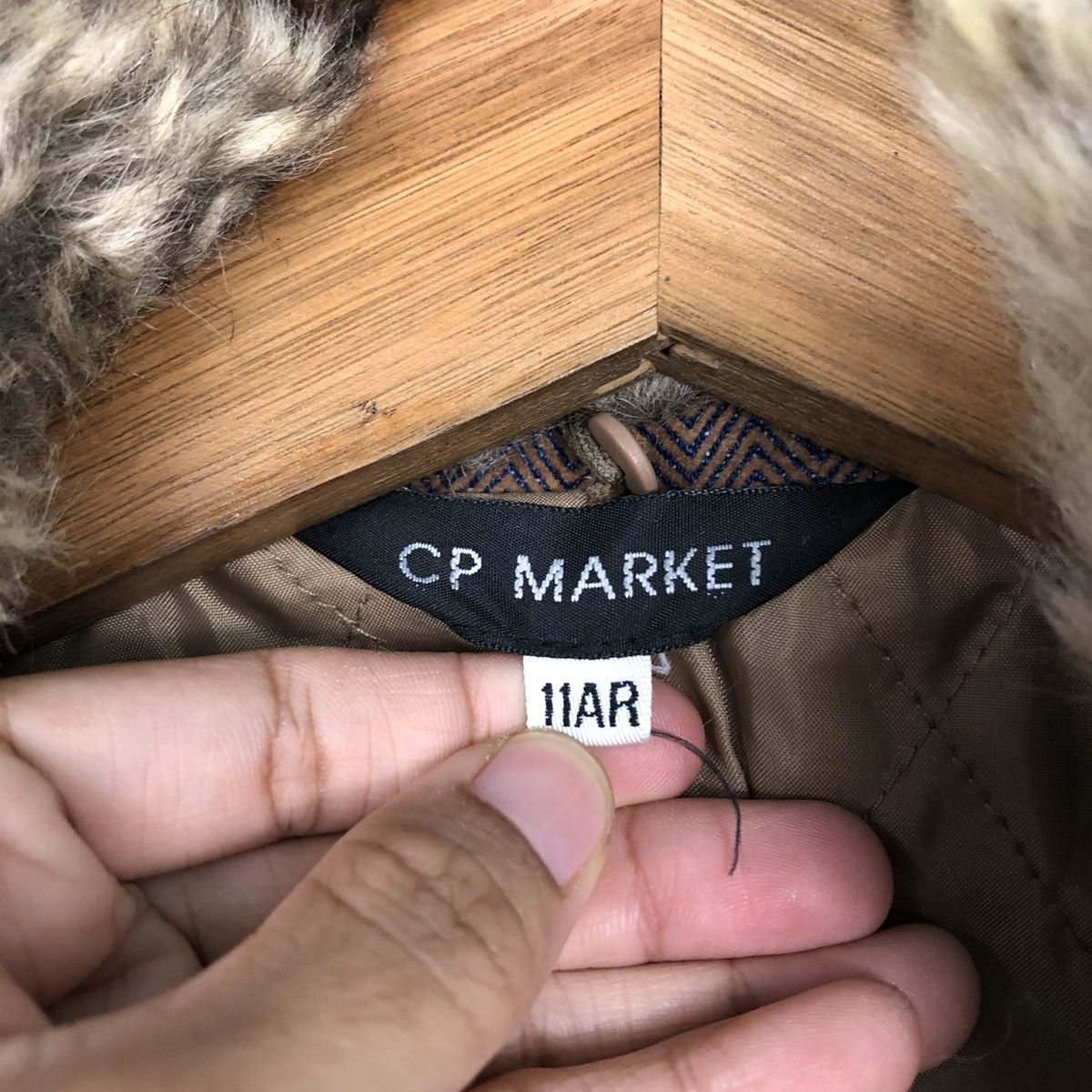 Japanese Brand Vintage Denim Biker Jacket CPMarket Mink Fur Lining Blanket Size US M / EU 48-50 / 2 - 17 Thumbnail