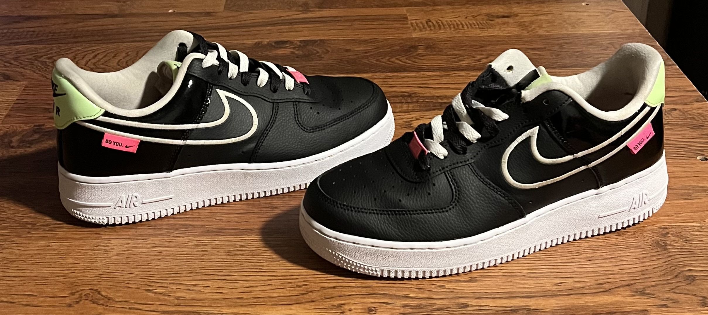 Nike Nike Air Force 1 Low 07 LX Do You Black White Lime Size US 9 / EU 42 - 1 Thumbnail