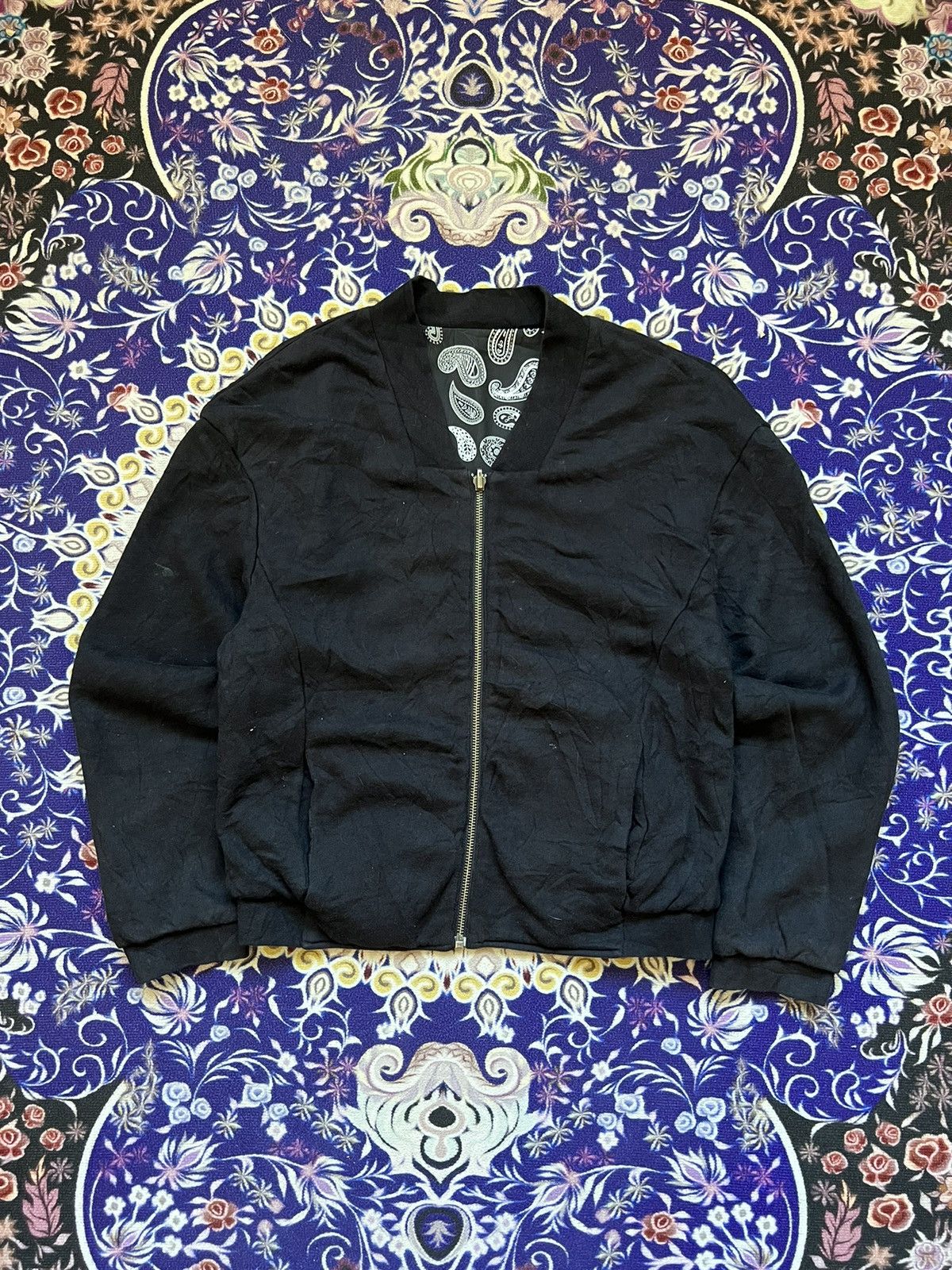 MOUSSY Moussy Reversible Paisley Print Bomber Jacket Vintage Size M / US 6-8 / IT 42-44 - 10 Thumbnail