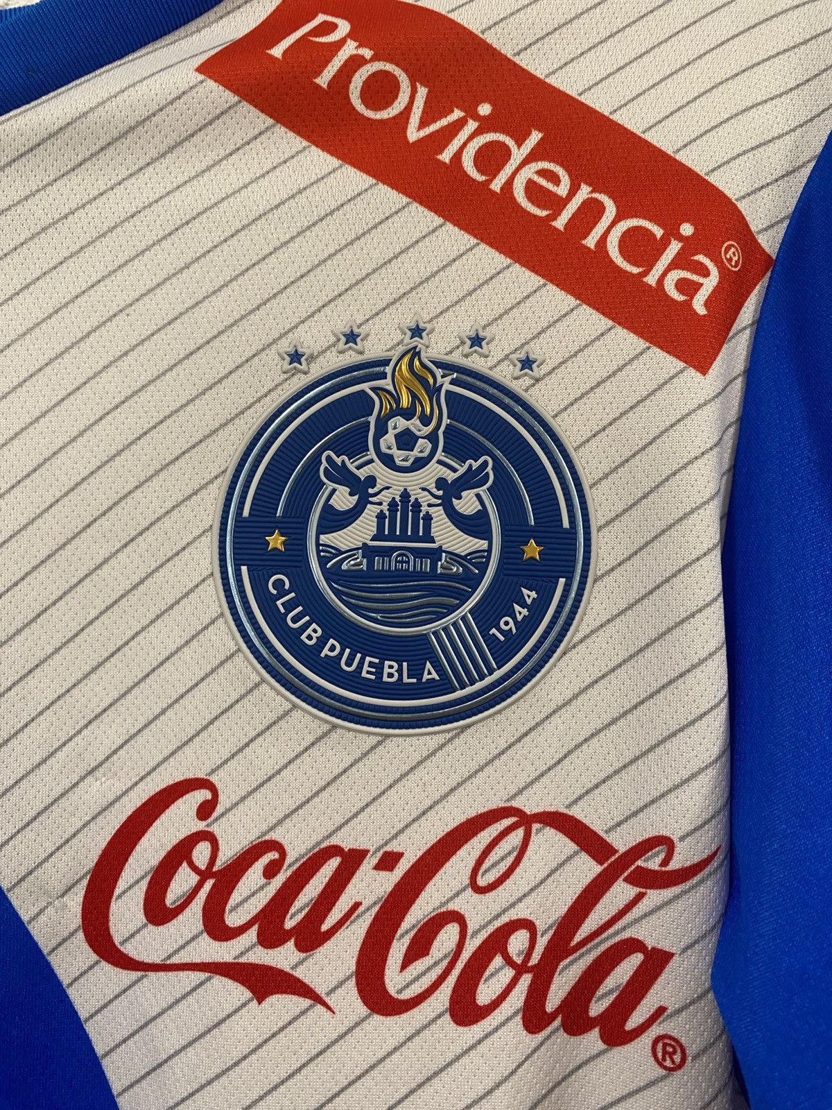 Other Charly Club Puebla FC 16/17 Home Jersey White/Blue Mens S Size US S / EU 44-46 / 1 - 6 Thumbnail