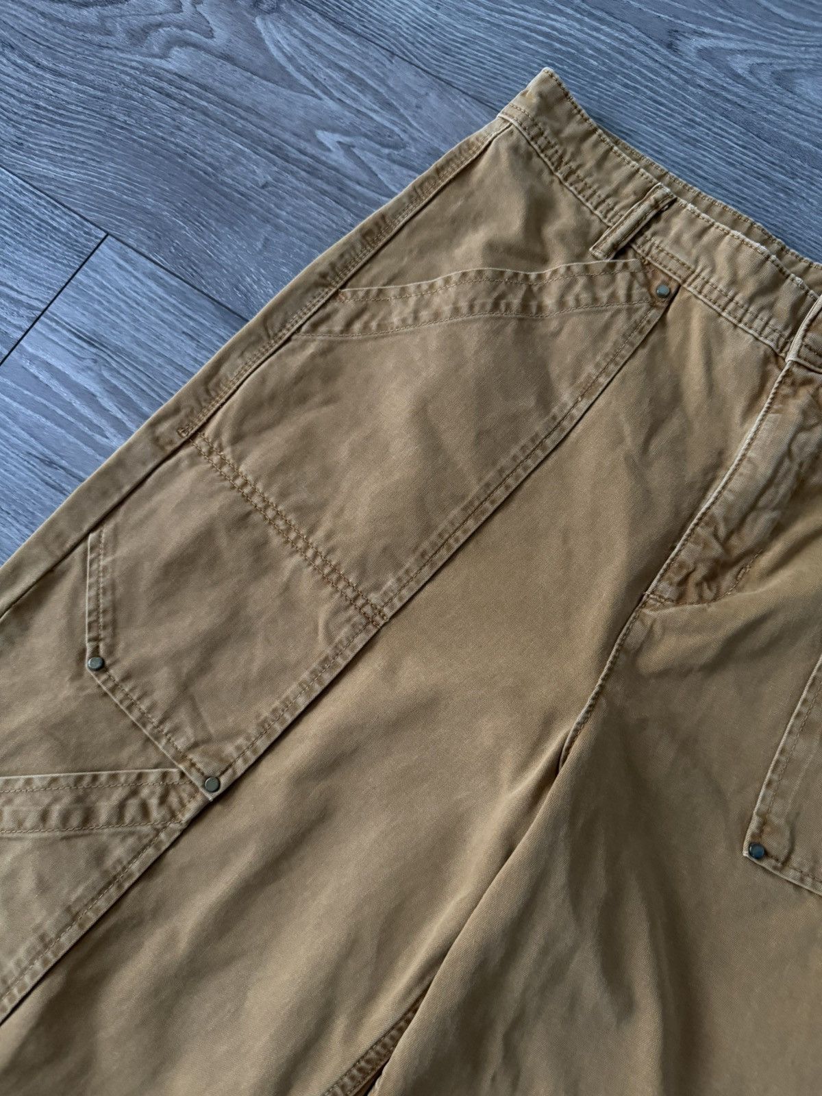 Allsaints Allsaints Mens Dessa Trouser Carpenter Opium Jeans Size US 31 - 12 Thumbnail