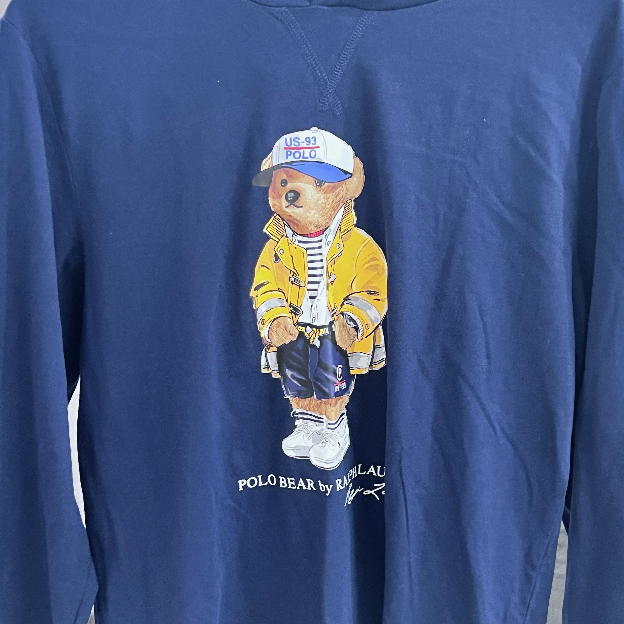 Polo Ralph Lauren Polo Ralph Lauren Polo Bear Logo Hooded Tshirt XL Boys Size US XL / EU 56 / 4 - 2 Thumbnail