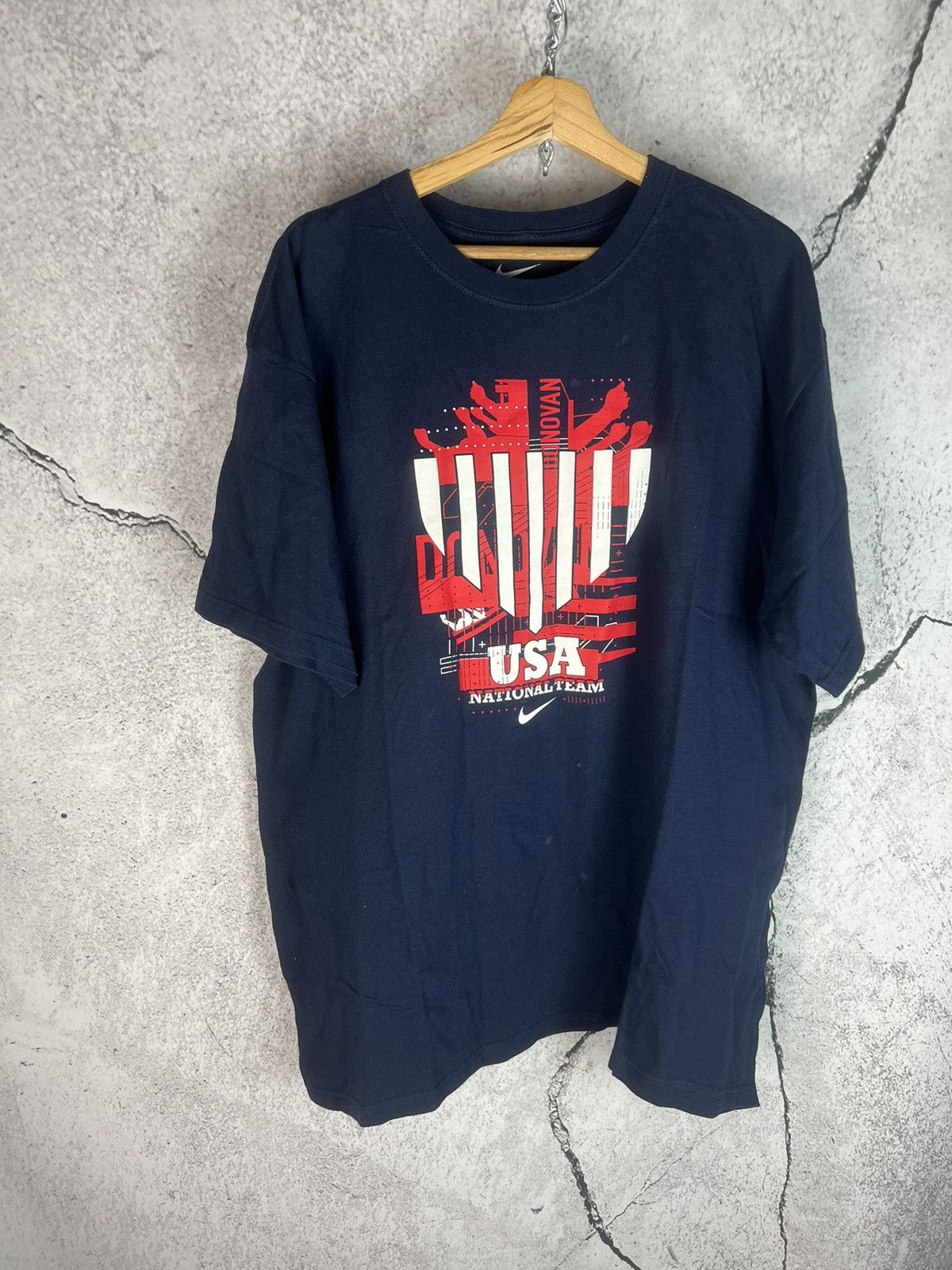 Nike USA FOOTBALL TEAM HOME SHIRT SOCCER JERSEY NIKE Size US XL / EU 56 / 4 - 1 Thumbnail