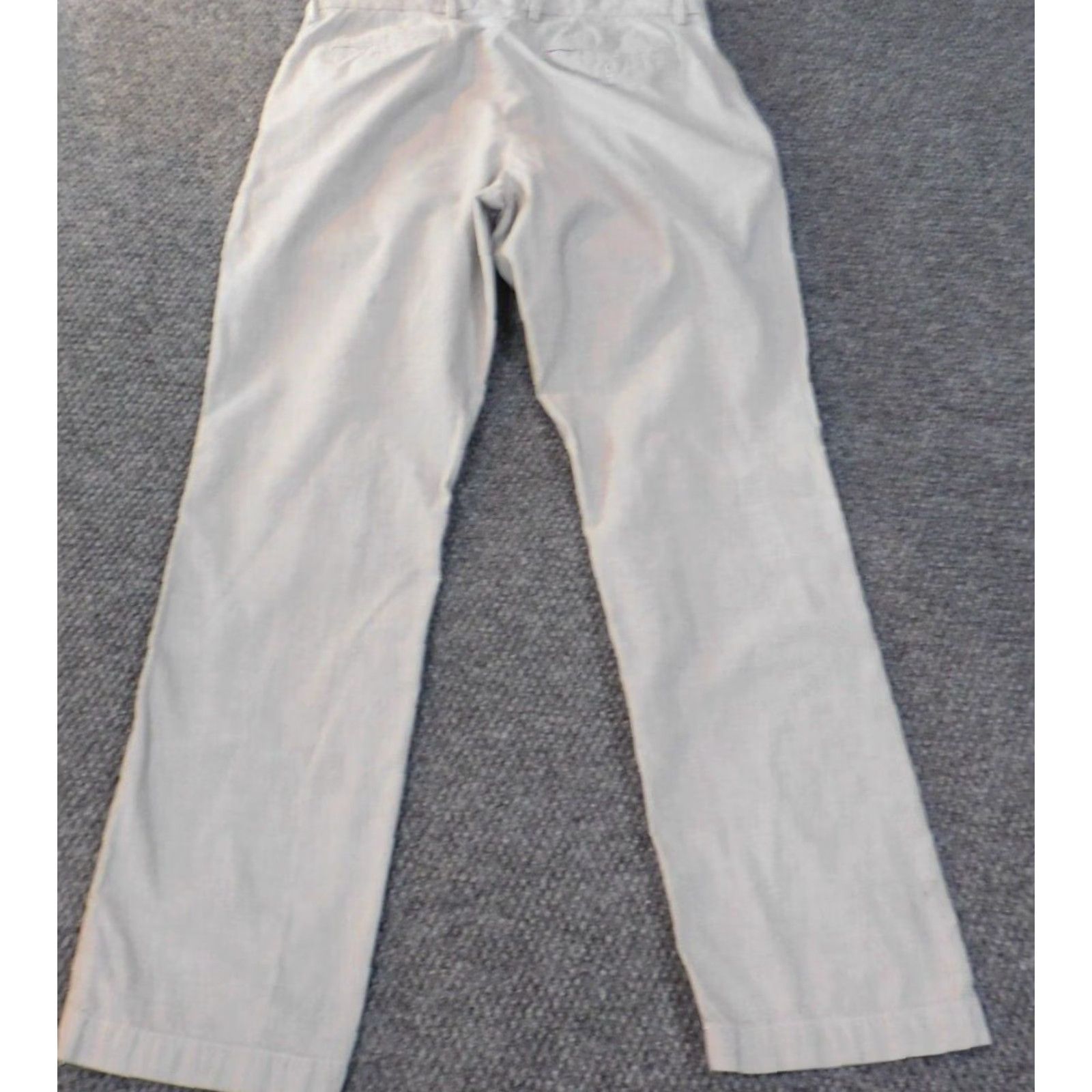 Banana Republic Banana Republic Pants Mens 33x32 Plain Gray Straight Fit Chino Casual Cotton Flat Front Modern 32 Inseam Mens Size US 33 - 7 Thumbnail