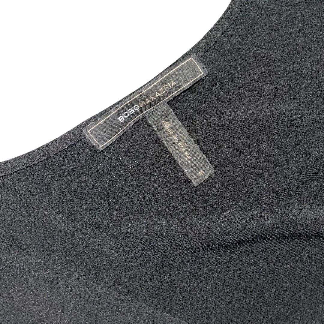 Bcbgmaxazria BCBGMAXAZRIA Dress Mid Length Ruched Cocktail Medium Fitted Size M / US 6-8 / IT 42-44 - 4 Thumbnail