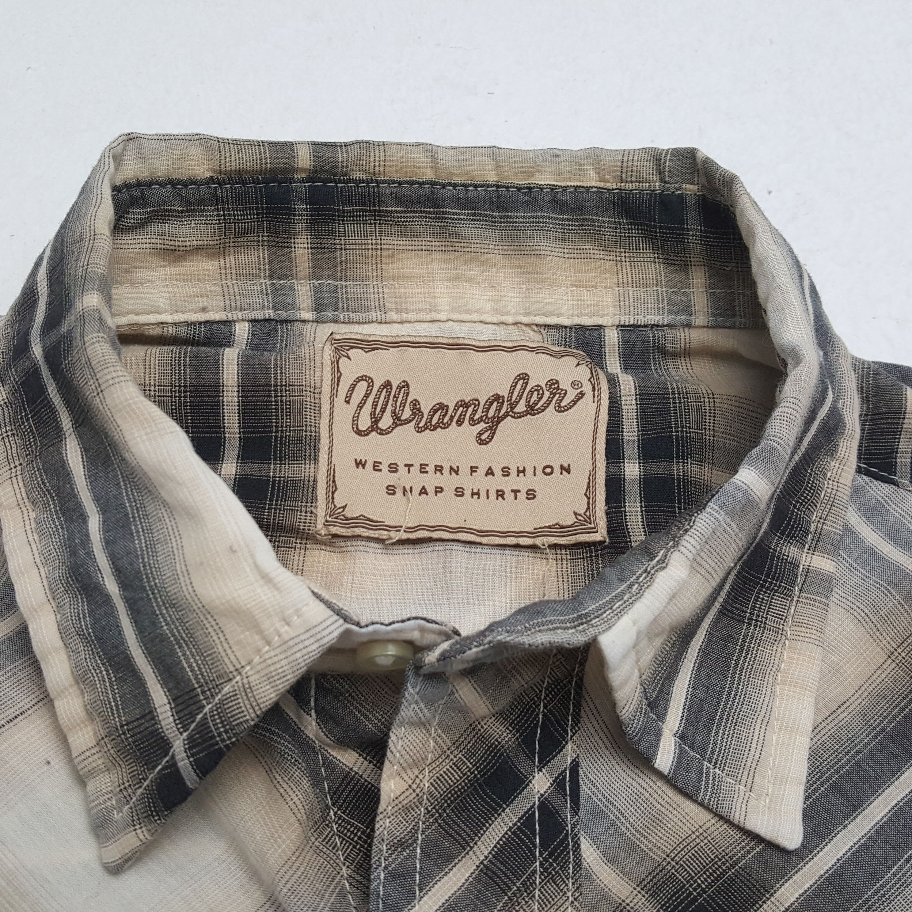 Vintage × Wrangler Vintage WRANGLER American Classic Cowboy Style Shirts Size US L / EU 52-54 / 3 - 9 Thumbnail