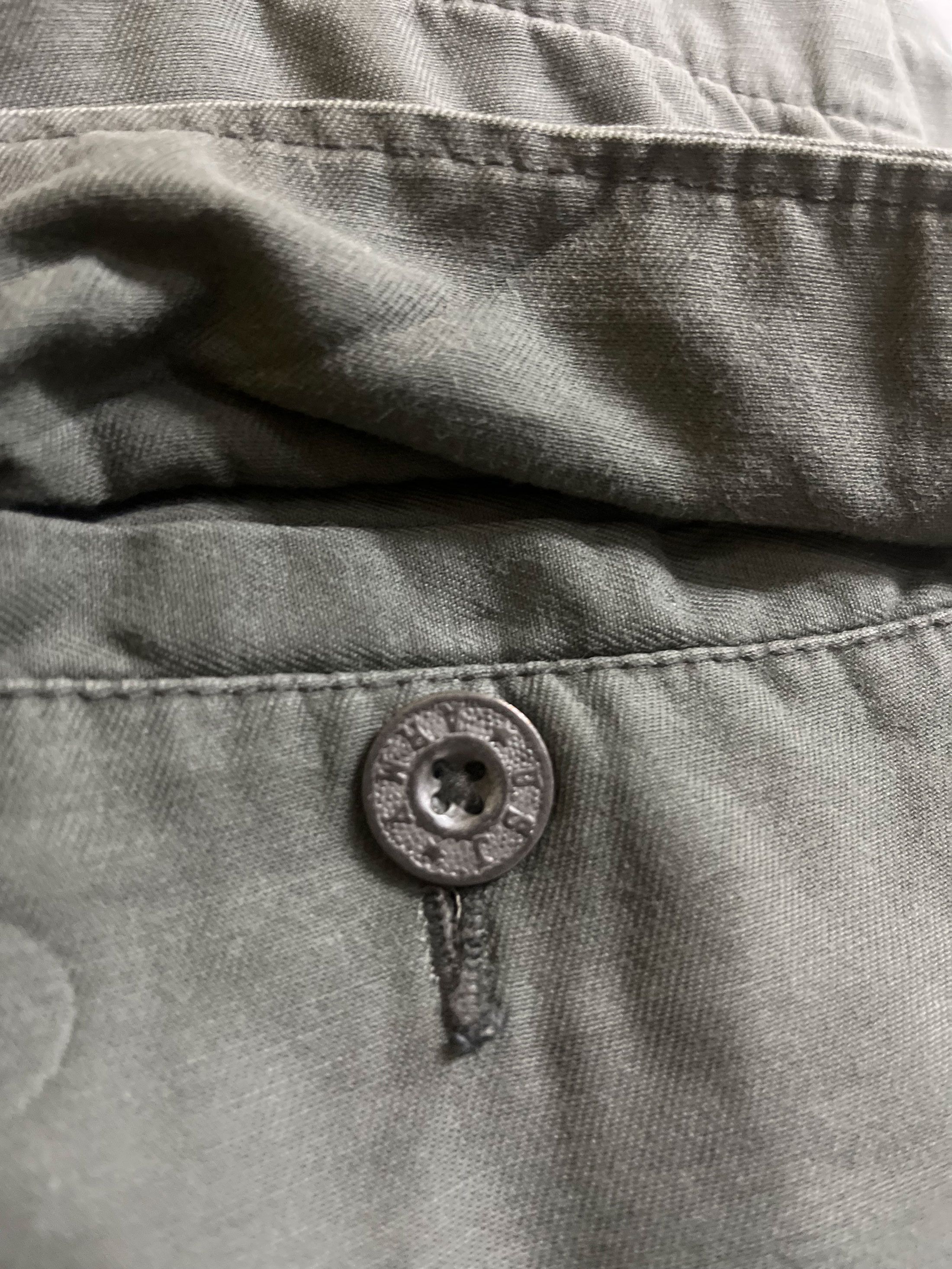 Japanese Brand Vintage Denime WW2 Military Fatique Combat Trousers Army Size US 34 / EU 50 - 4 Thumbnail