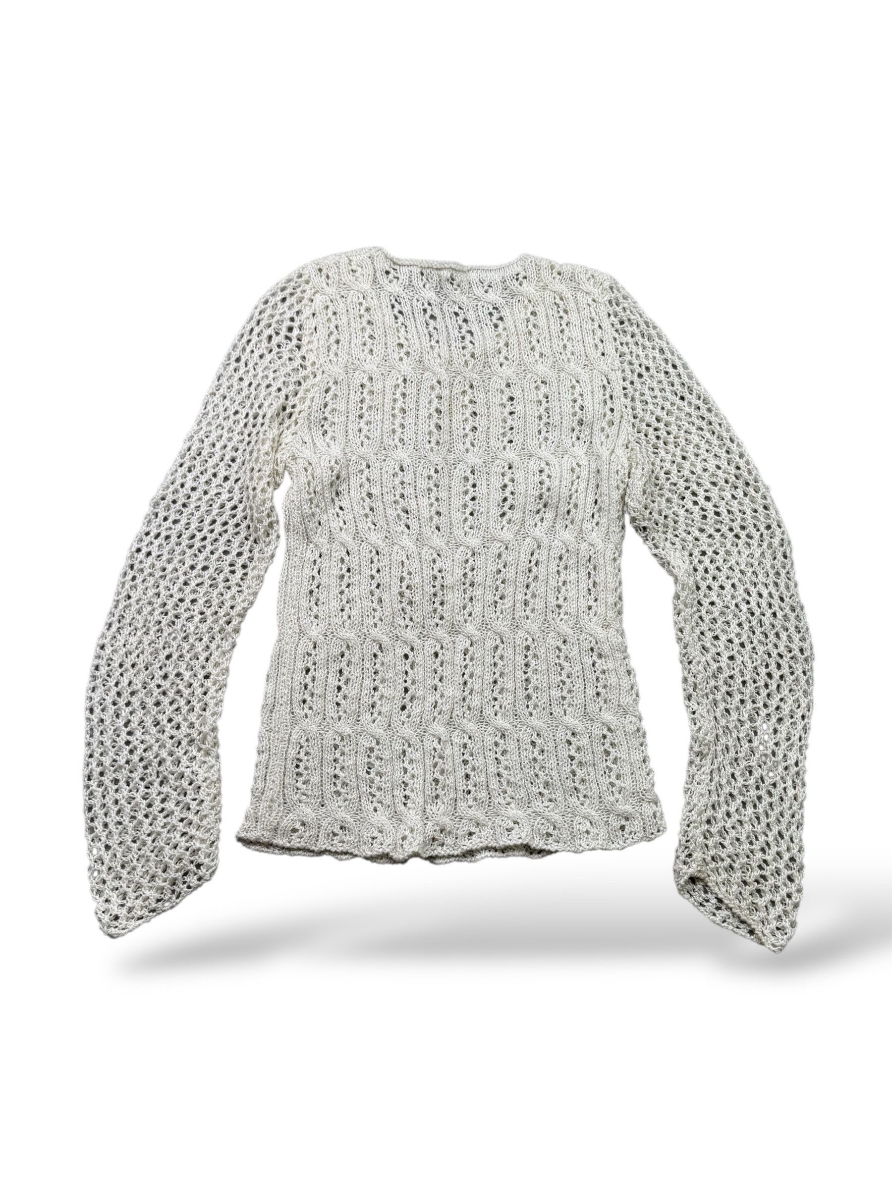 Japanese Brand Vintage Mesh Sweater W278(V9) Size S / US 4 / IT 40 - 4 Thumbnail