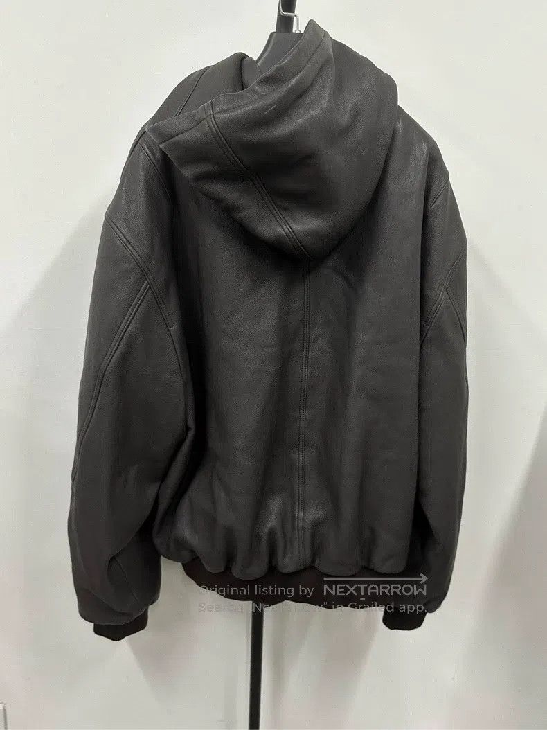 Balenciaga Balenciaga Hooded Leather Jacket Size US S / EU 44-46 / 1 - 4 Thumbnail