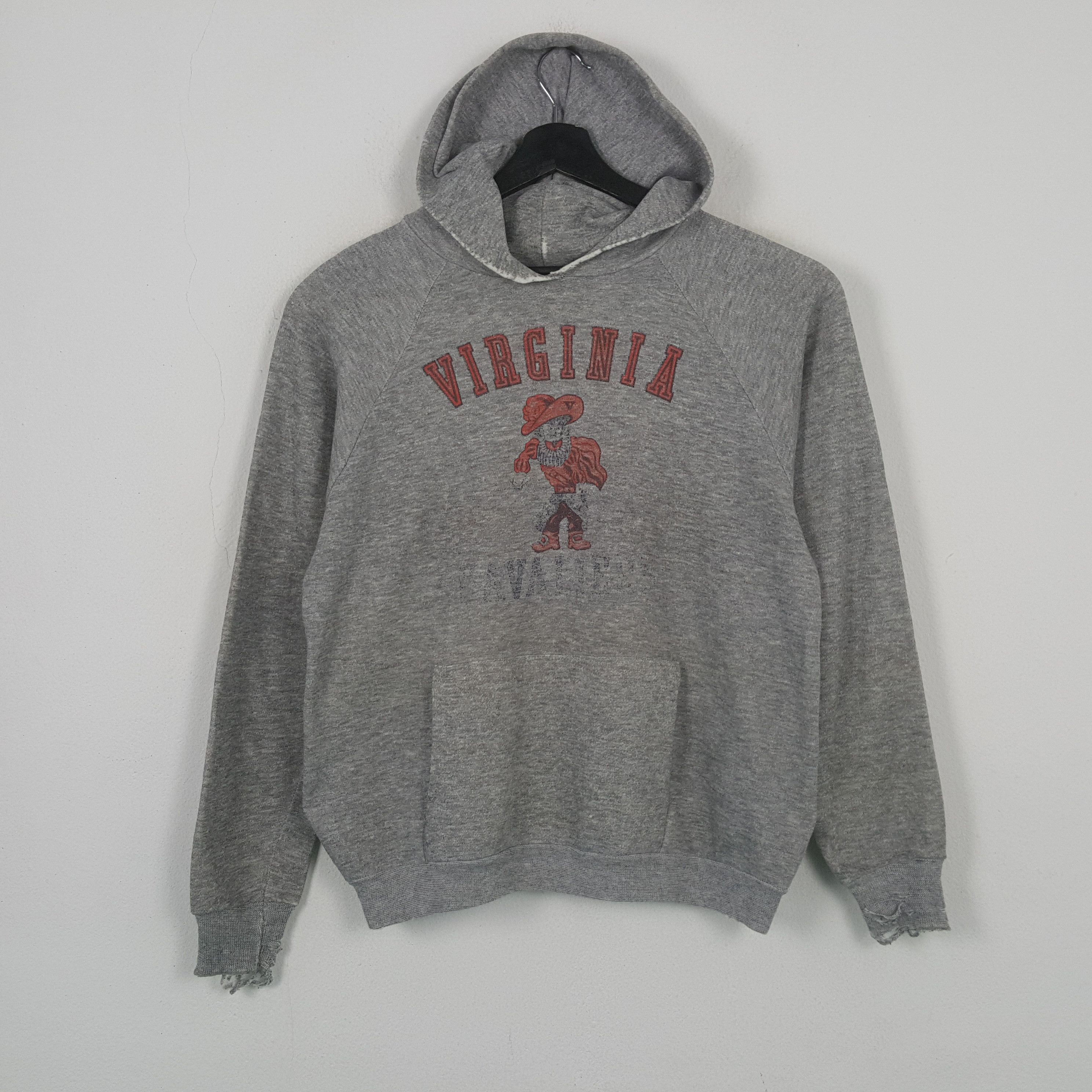 Vintage Virginia Streetwear Style Distressed Hoodie RR5 Size US M / EU 48-50 / 2 - 1 Thumbnail