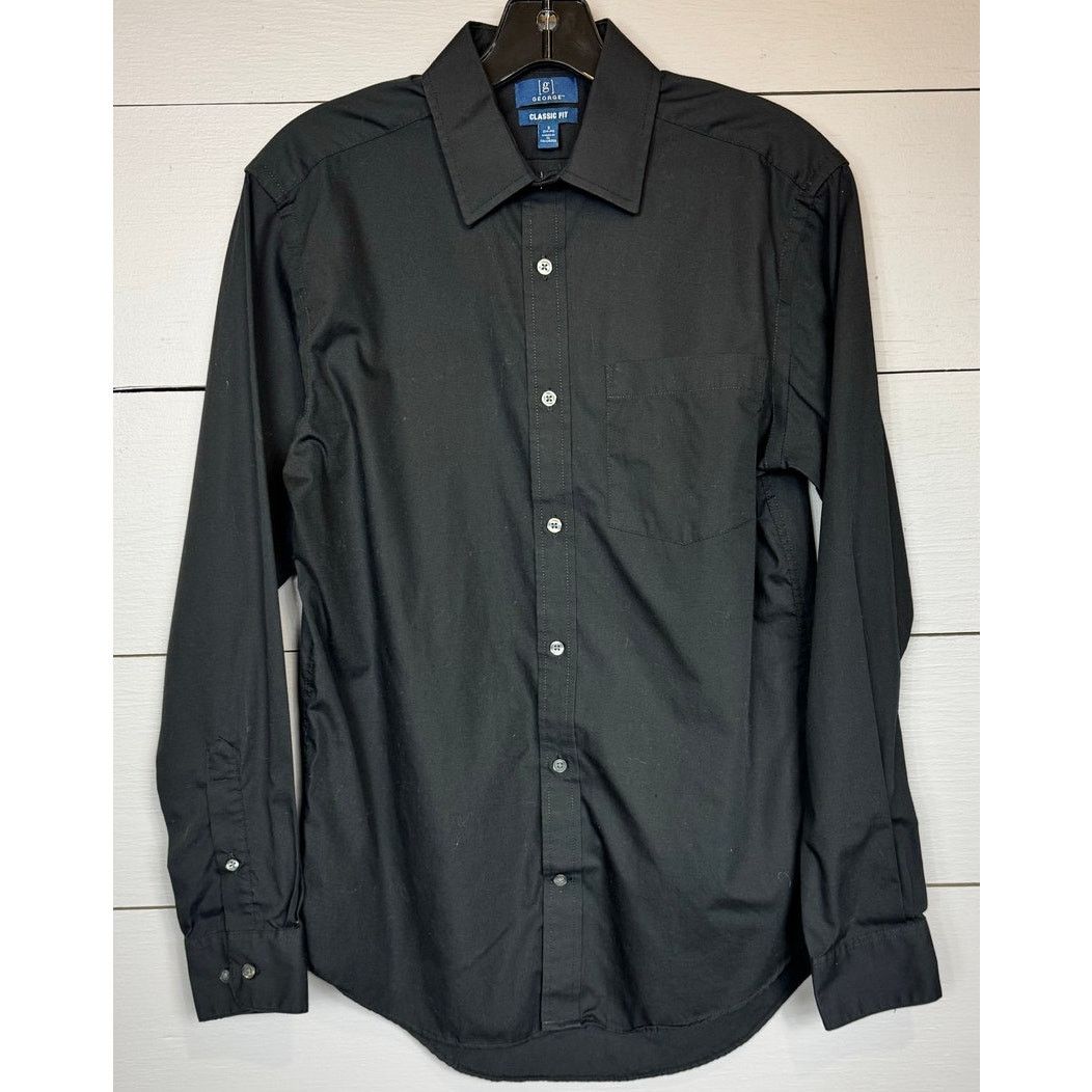George George Long Sleeve Button Up Shirt Men's Size Small Size US S / EU 44-46 / 1 - 1 Thumbnail