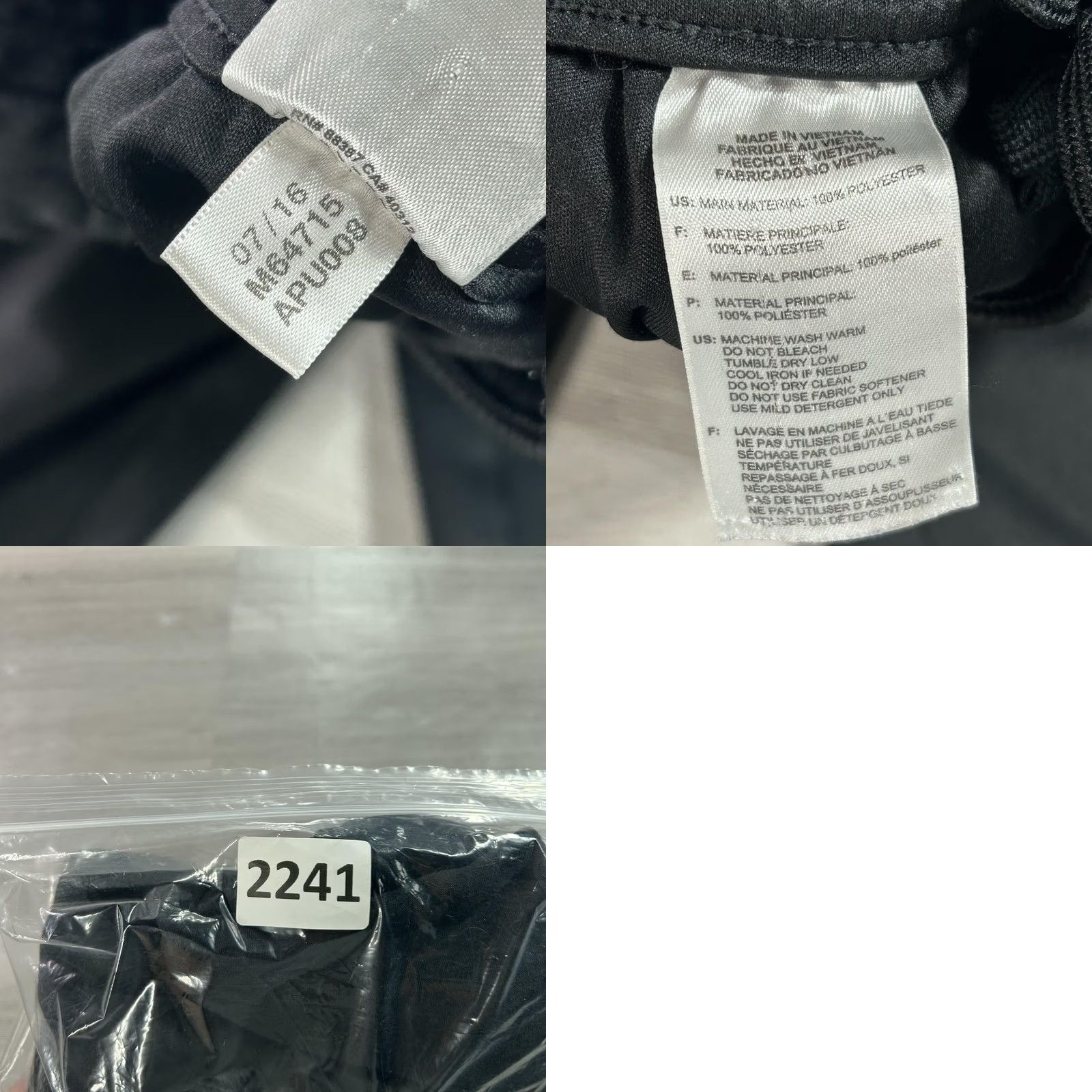 Adidas Adidas Climawarm Track Pants Mens Small Black Fleece Lined Athletic M64715 Size US 29 - 9 Thumbnail