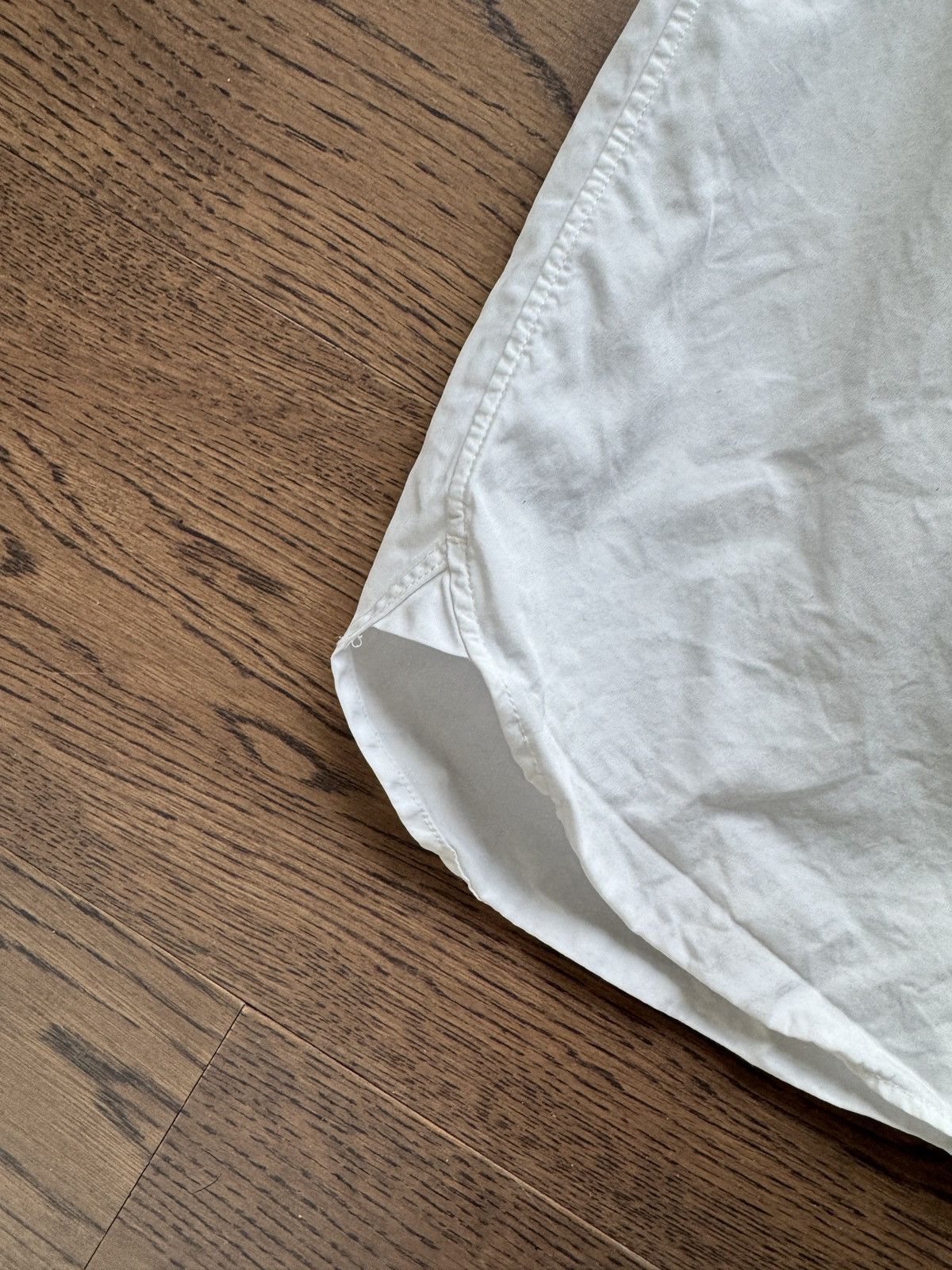 Muji MUJI Japan Organic Cotton Men Minimal Artist White Shirt Size US L / EU 52-54 / 3 - 9 Thumbnail