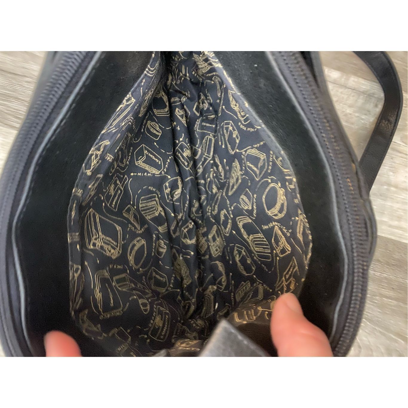 Samsonite Samsonite Double Strap Black Shoulder Bag Purse Size ONE SIZE - 8 Thumbnail