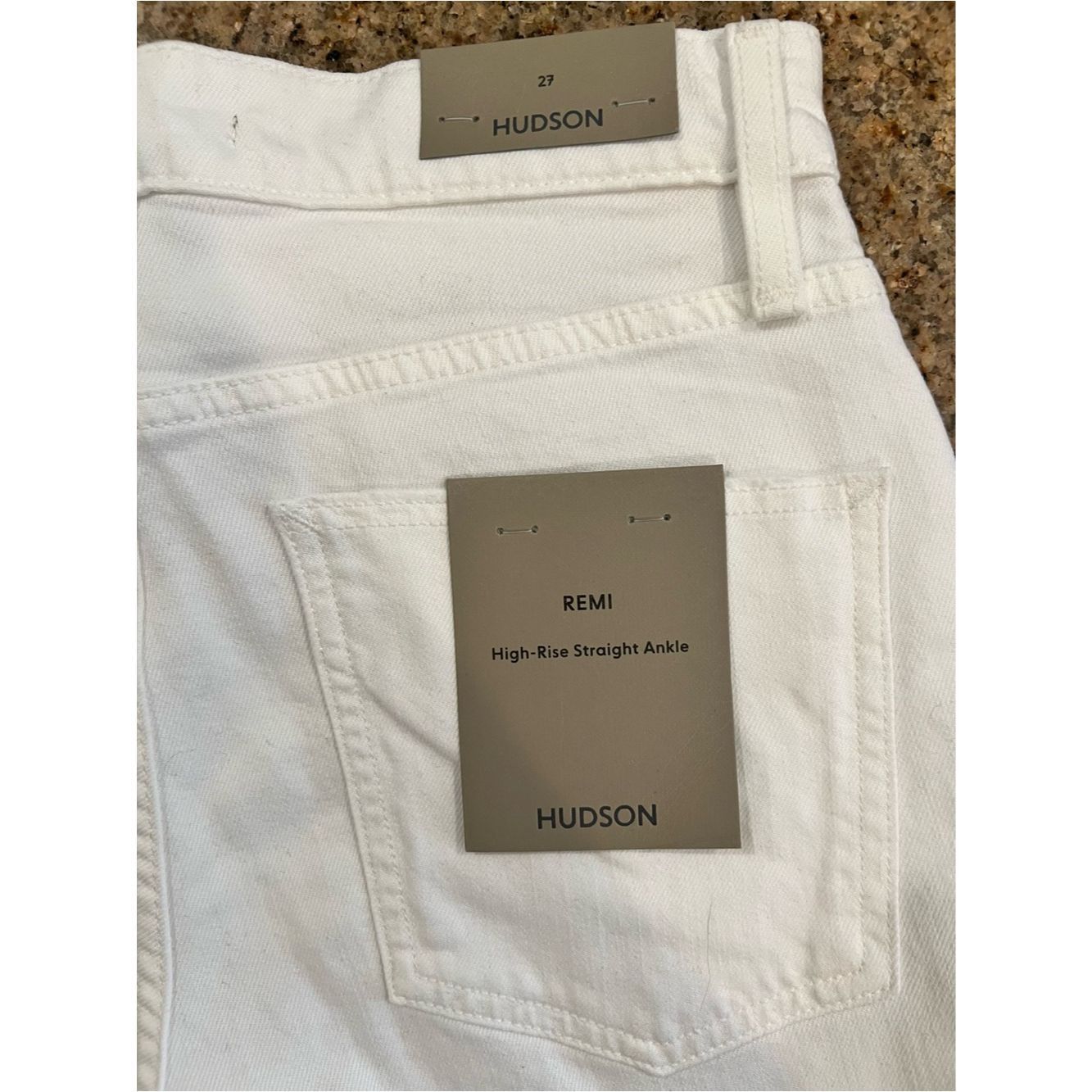 Hudson HUDSON Remi High-Rise Straight Ankle JeansNWT | White | Si Size 27" / US 4 / IT 40 - 8 Thumbnail