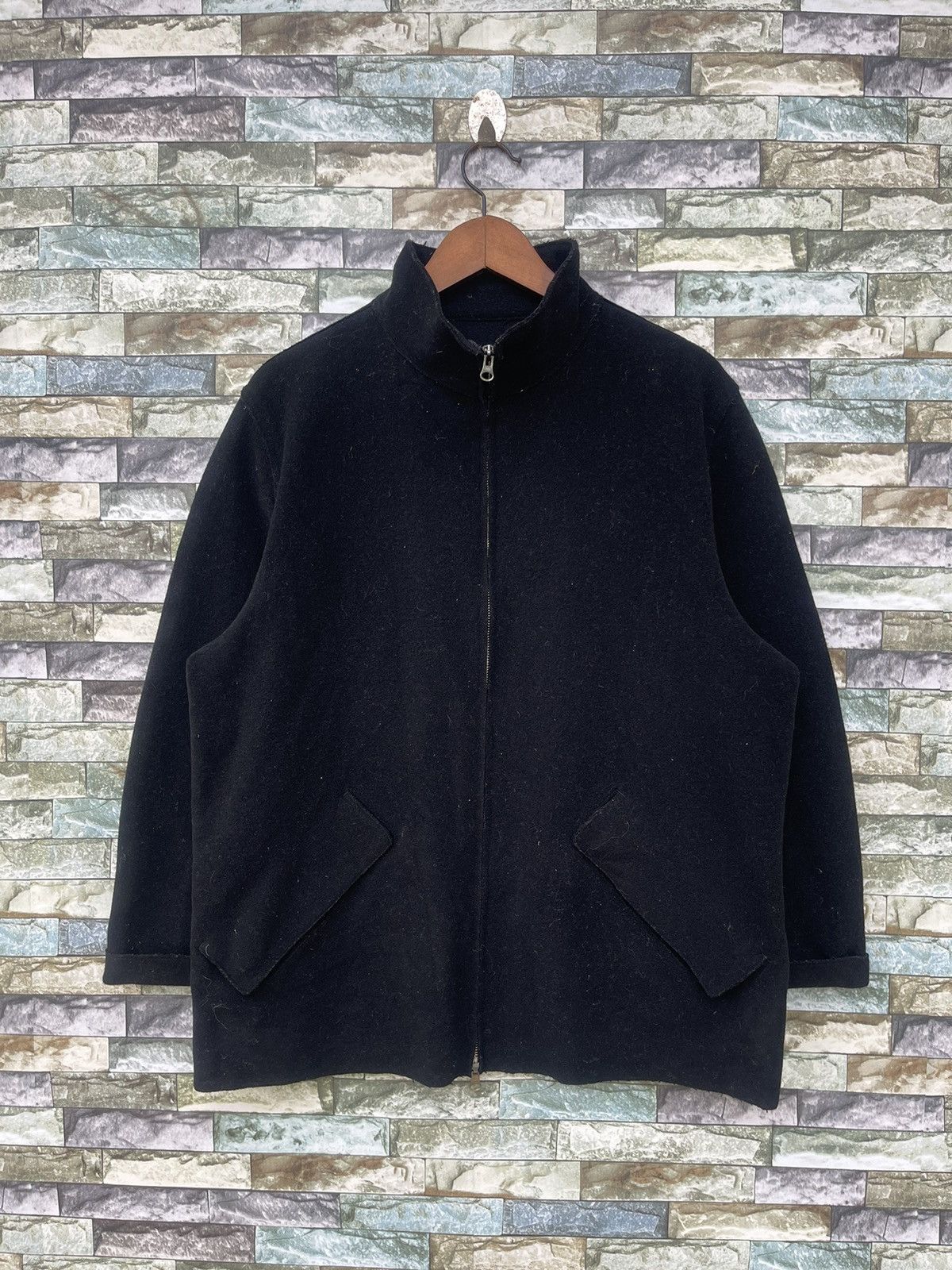 DKNY Wool Zipper Jacket