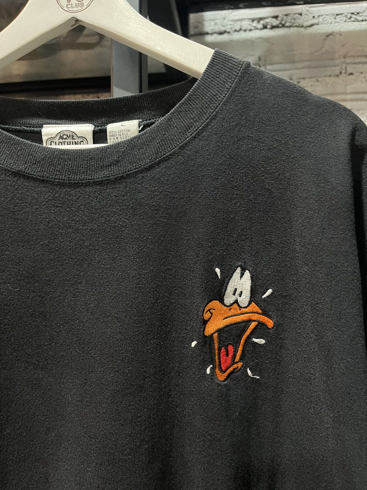 Acme Clothing Daffy Duck Looney Tunes Cartoon Tee 90s Size US L / EU 52-54 / 3 - 3 Thumbnail