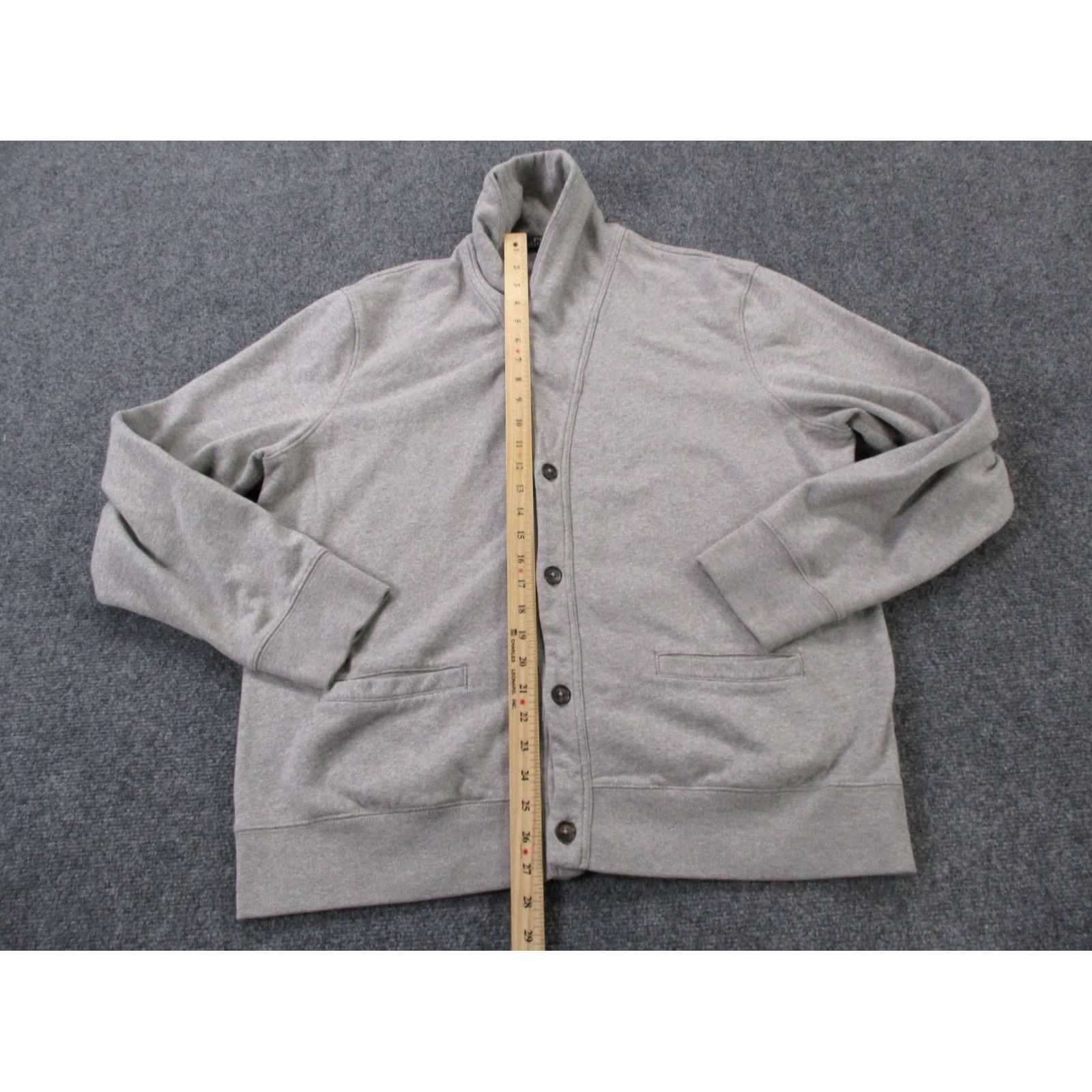 Polo Ralph Lauren Polo Ralph Lauren Jacket Mens XL Gray Sweater Cardigan Stretch Casual Size US XL / EU 56 / 4 - 3 Thumbnail