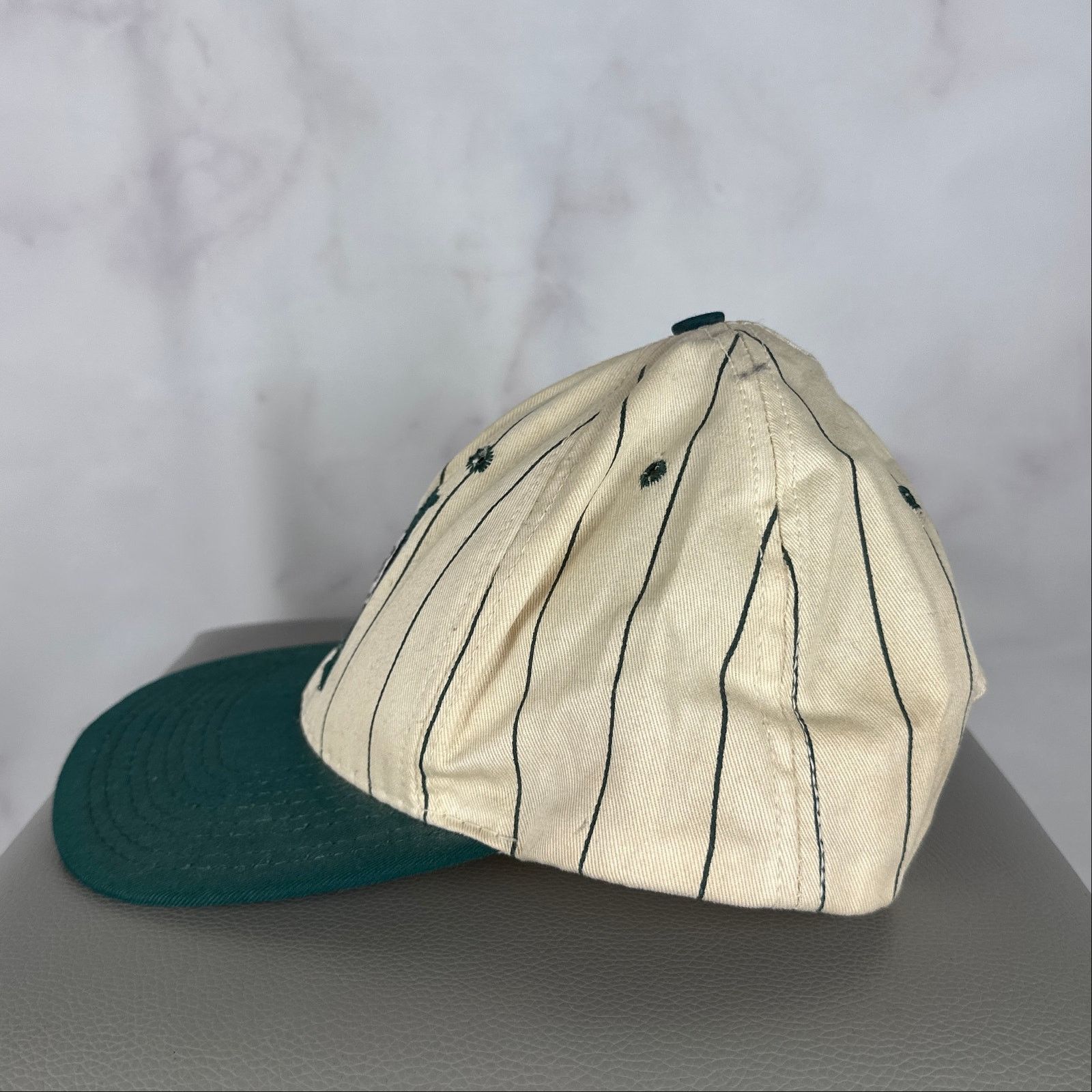 Disney Vintage Mickey Mouse Pinstripe Baseball Cap Size ONE SIZE - 3 Thumbnail
