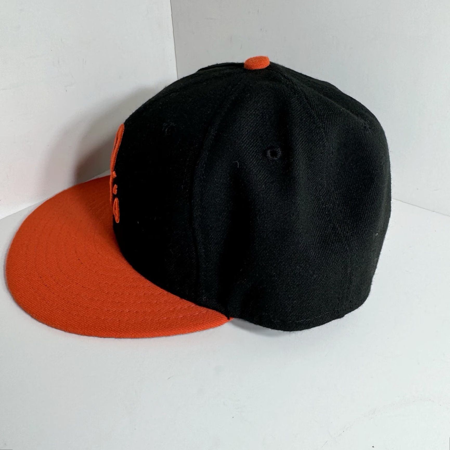 New Era New Era Baltimore Orioles O’s Fitted Hat Cap 7 1/8 On Field Authentic Cool Base Cap Mens Baseball Hat Size ONE SIZE - 4 Thumbnail