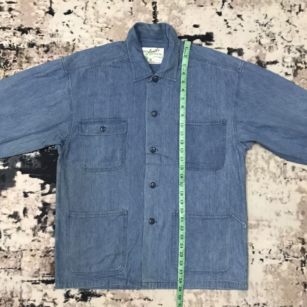 Japanese Brand Vintage Andlo Chambray Chore Jacket Denim Size US M / EU 48-50 / 2 - 8 Thumbnail