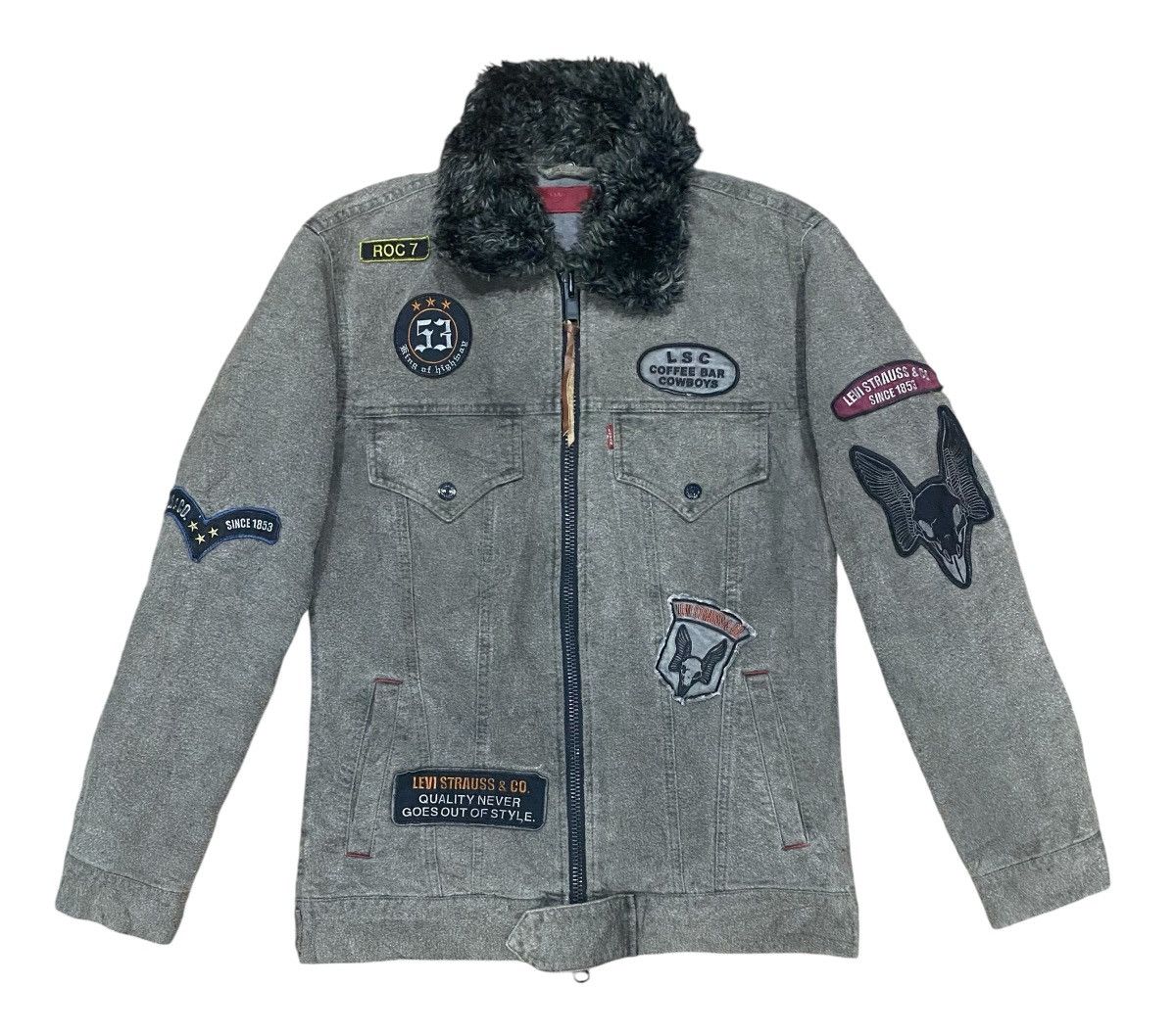 Levi's Vtg🔥LEVI’S RED TAB Patches Softneck Zipper Jacket (M) Size US M / EU 48-50 / 2 - 2 Thumbnail