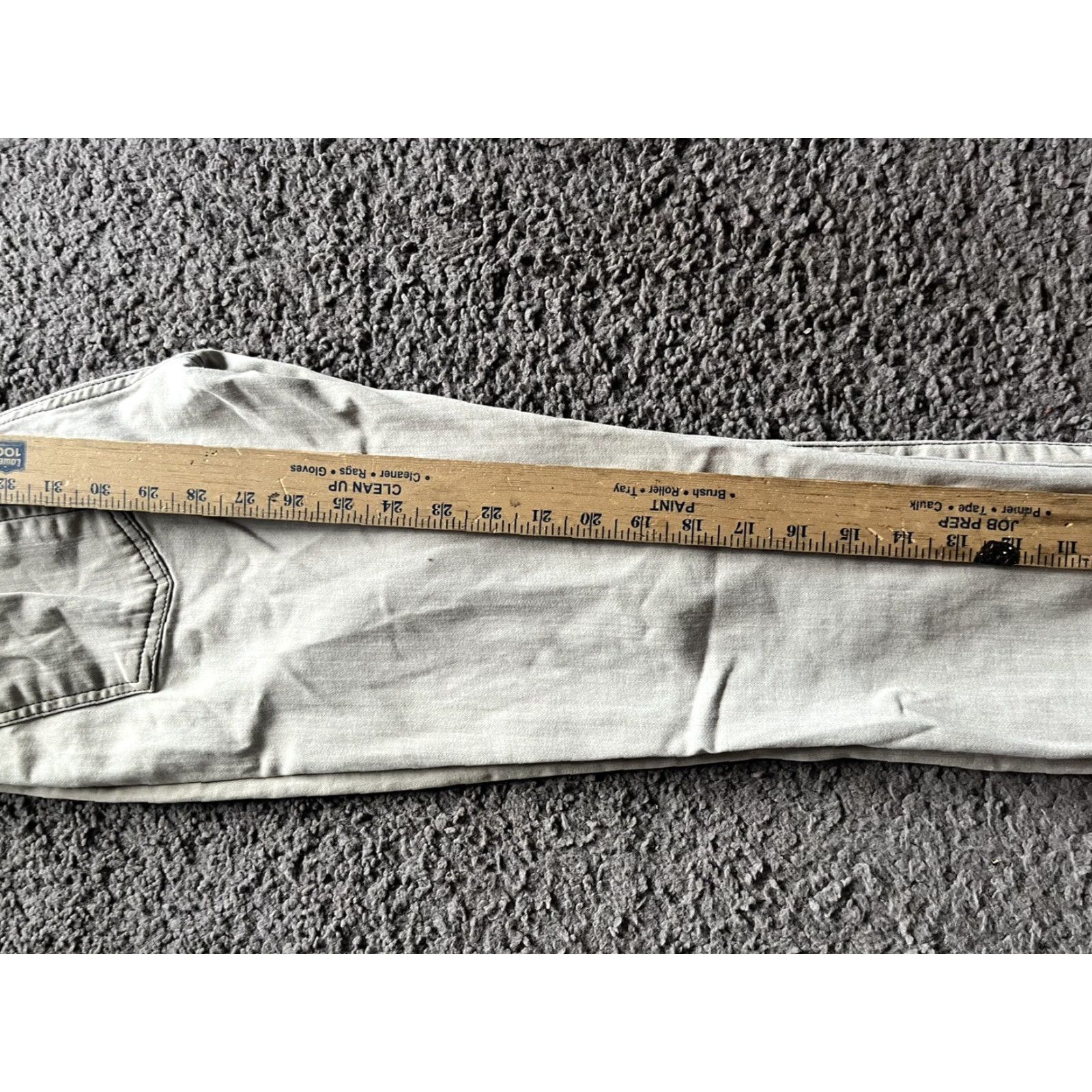 7 For All Mankind 7 For All Mankind pants Women 27 The Skinny Low Rise Gray Solid Size 27" / US 4 / IT 40 - 8 Thumbnail
