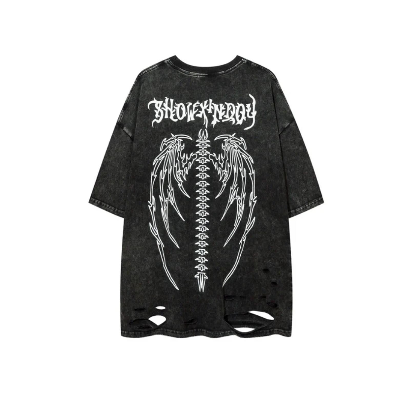Vintage Skeleton Washed Tee Size US M / EU 48-50 / 2 - 1 Thumbnail