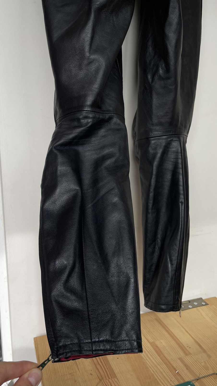 Genuine Leather Vintage Leather Motorcycle Pants – Size 34 Size US 34 / EU 50 - 4 Thumbnail