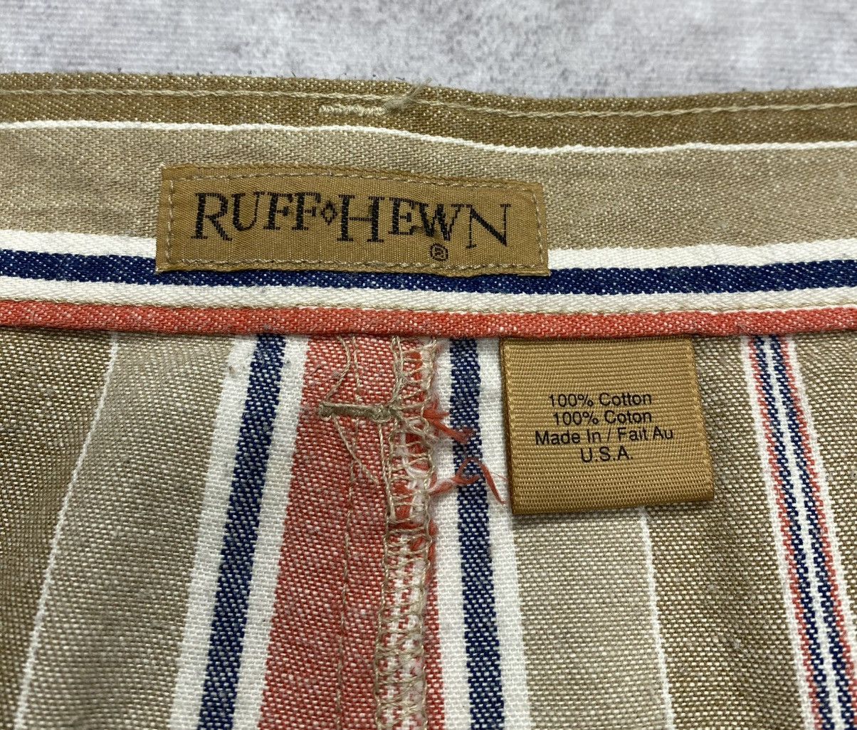 Vintage 90’s Vintage Ruff Hewn Striped Cotton Shorts Size US 36 / EU 52 - 3 Thumbnail