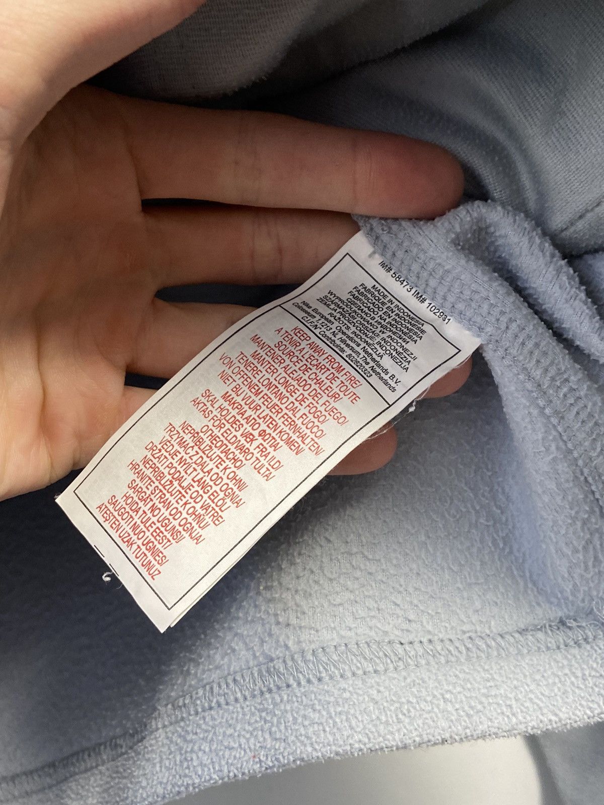 Vintage Nike Vintage Y2K style blue hype style fleece zip Size M / US 6-8 / IT 42-44 - 10 Thumbnail