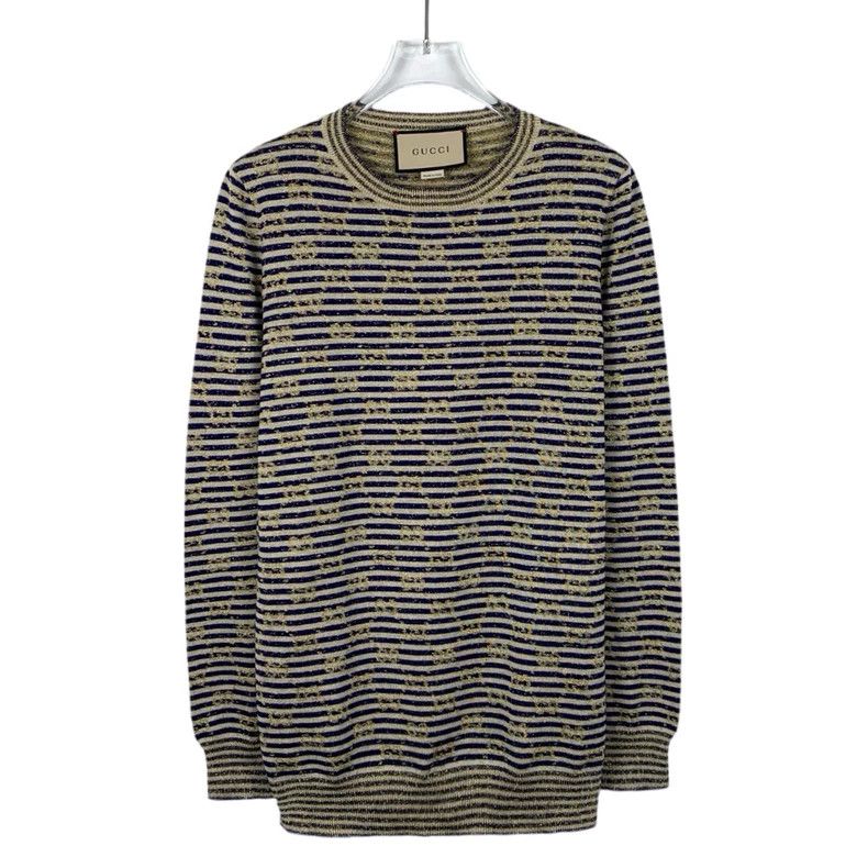 Gucci Gucci Color-blocked stripe logo printed full-printed wool r Size US M / EU 48-50 / 2 - 1 Thumbnail
